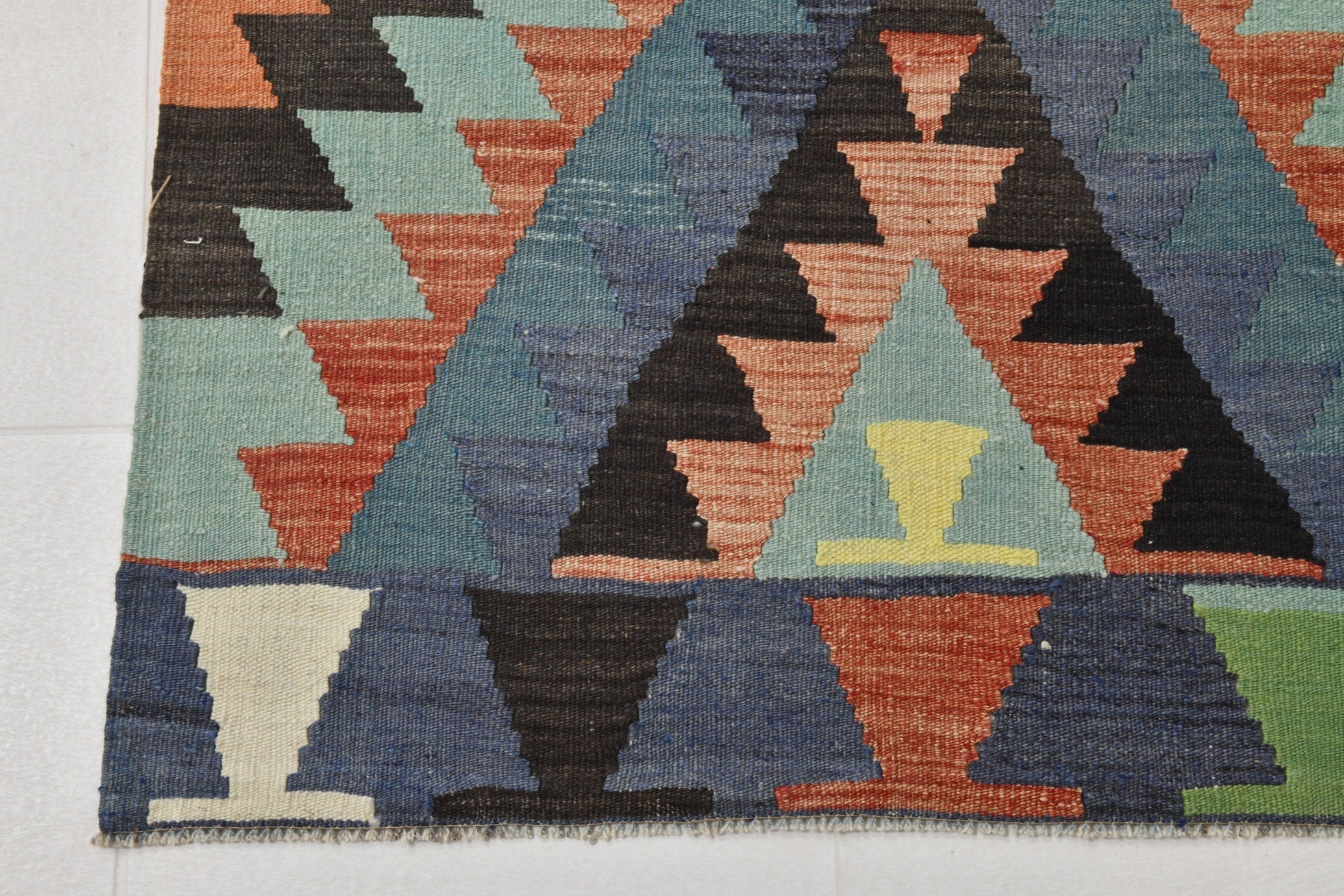 Vintage Kilim Anatolian 6’5’’ x 12’2’’ ft