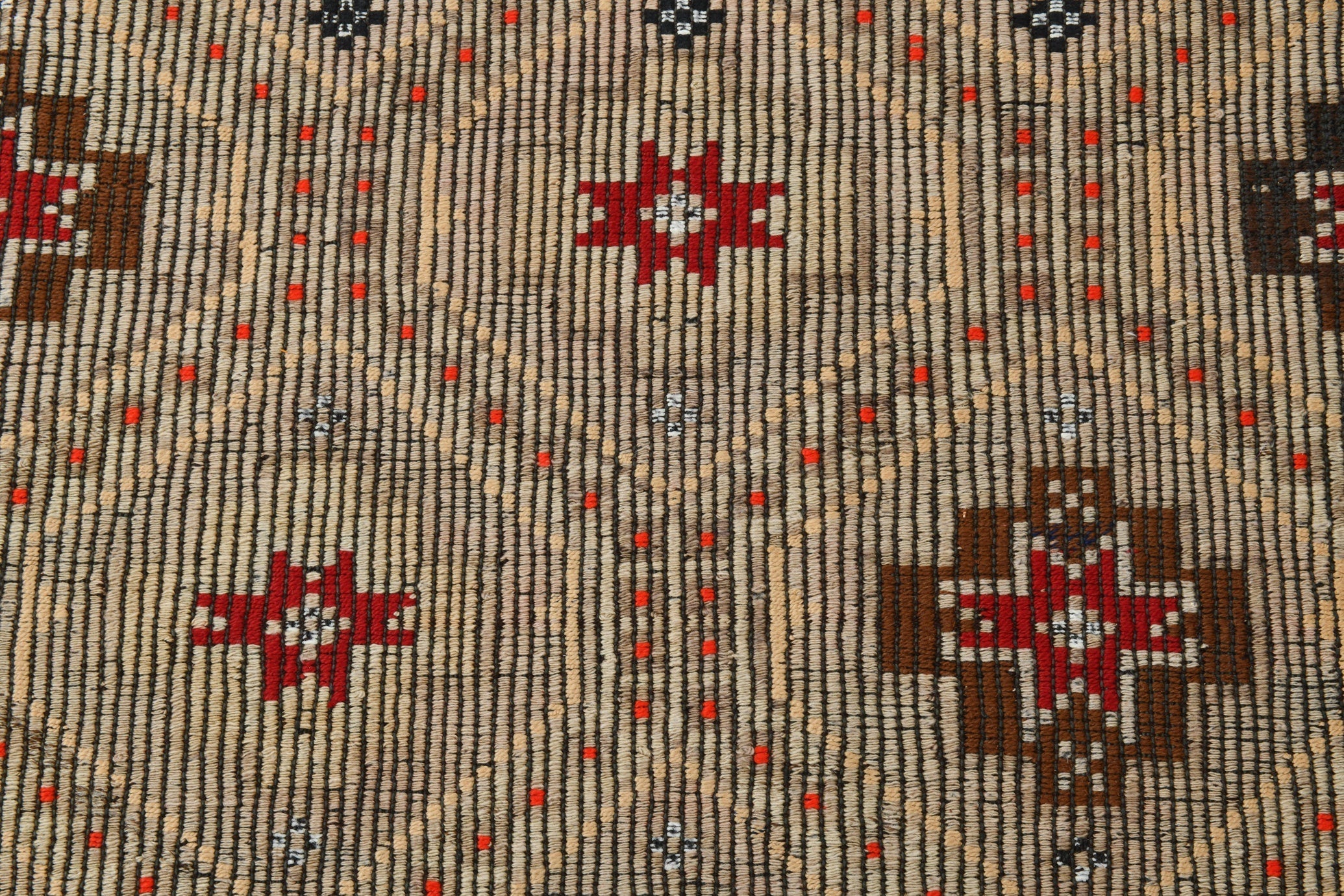 Vintage Kilim Anatolian 6’7’’ x 7’10’’ ft