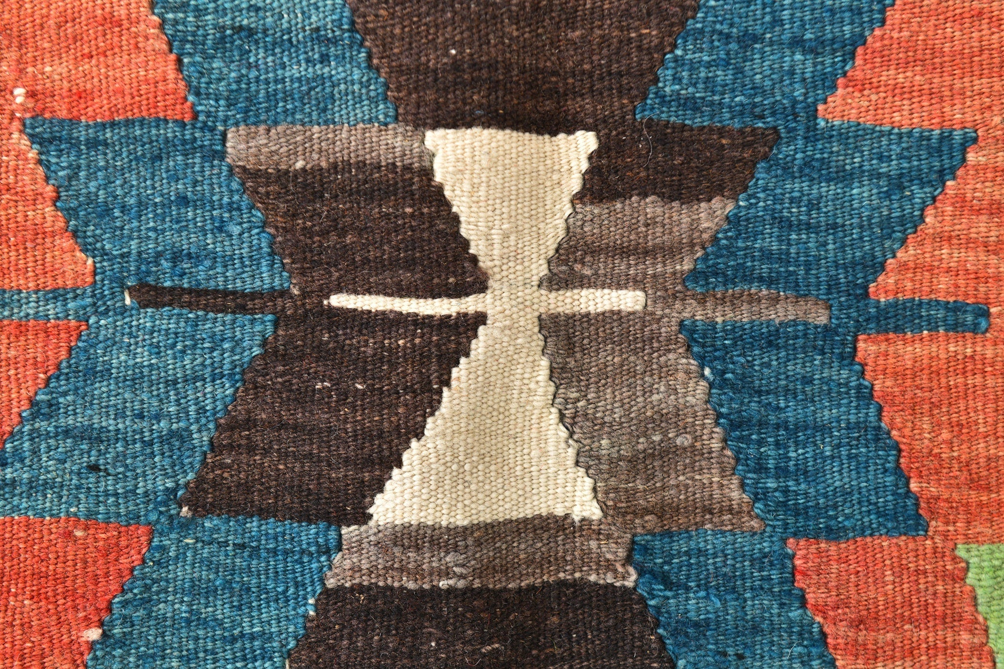 Vintage Kilim Anatolian 6'7" x 9'10" ft