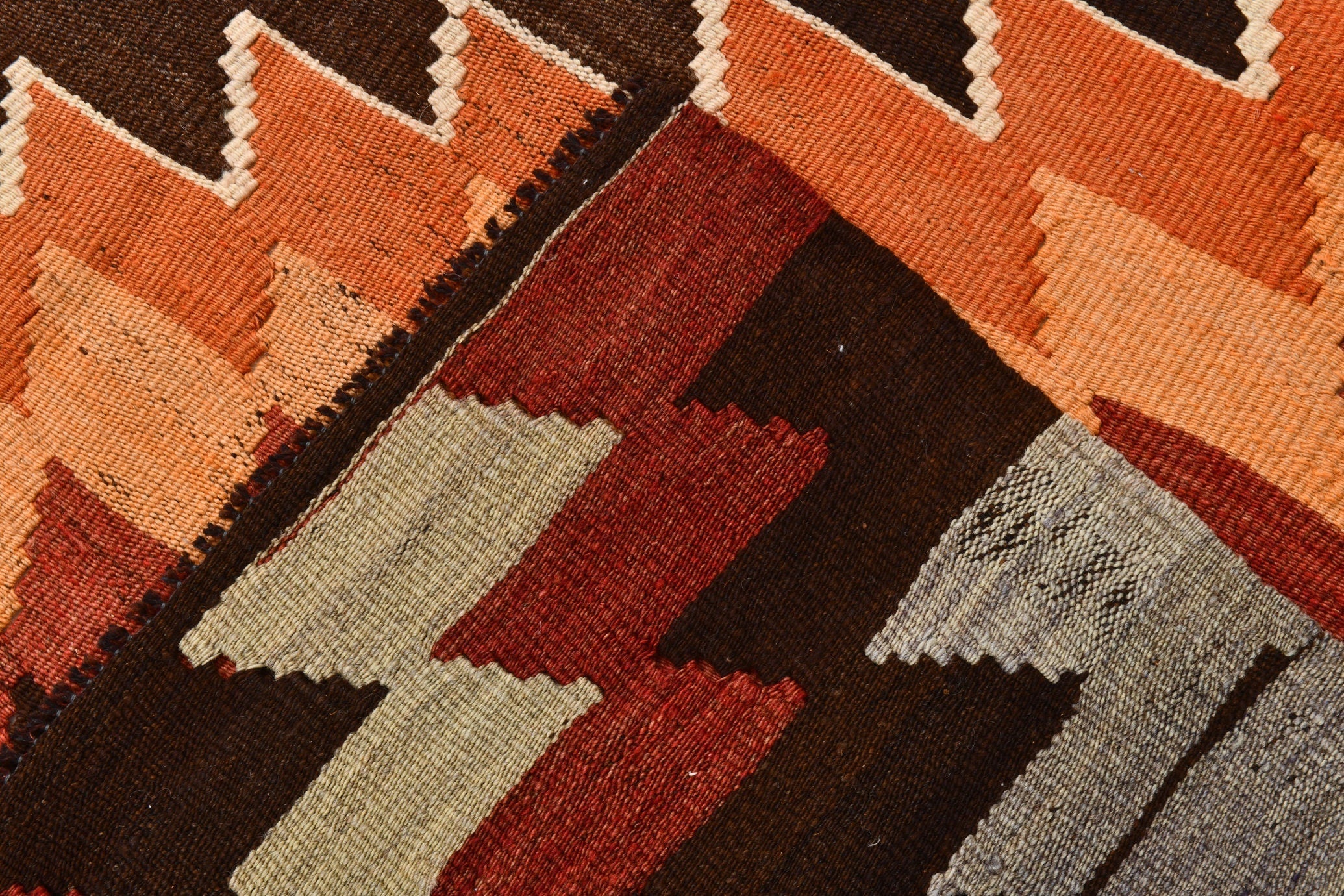 Vintage Kilim Anatolian 6'7" x 9'7" ft