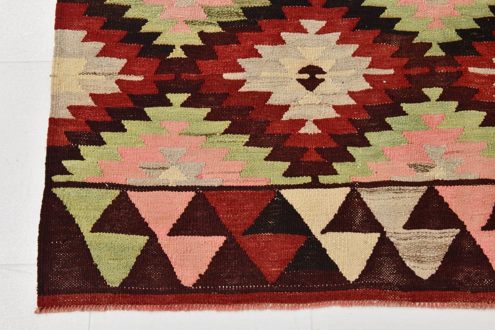 Vintage Kilim Anatolian 6’8’’ x 9’7’’ ft