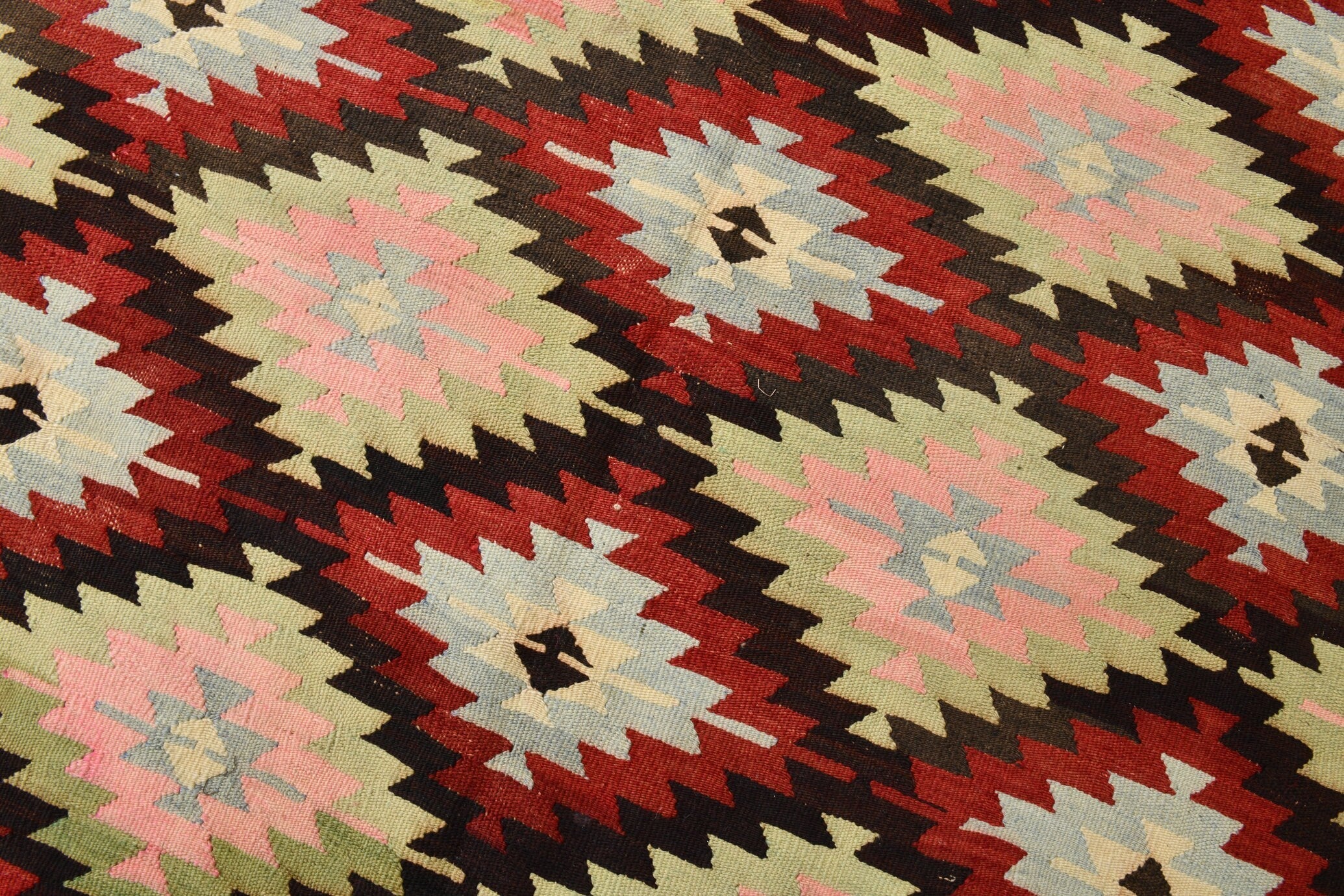 Vintage Kilim Anatolian 6’8’’ x 9’7’’ ft