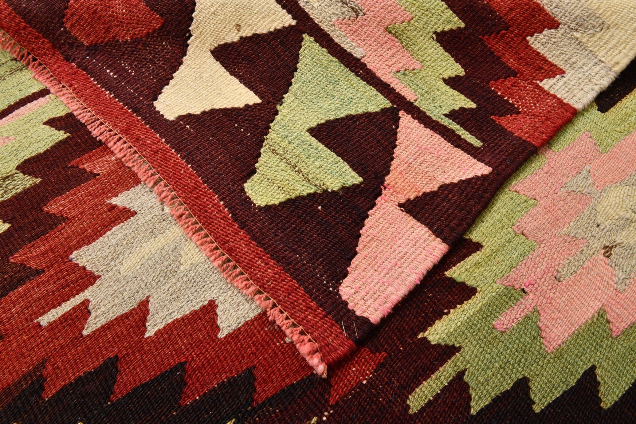 Vintage Kilim Anatolian 6’8’’ x 9’7’’ ft