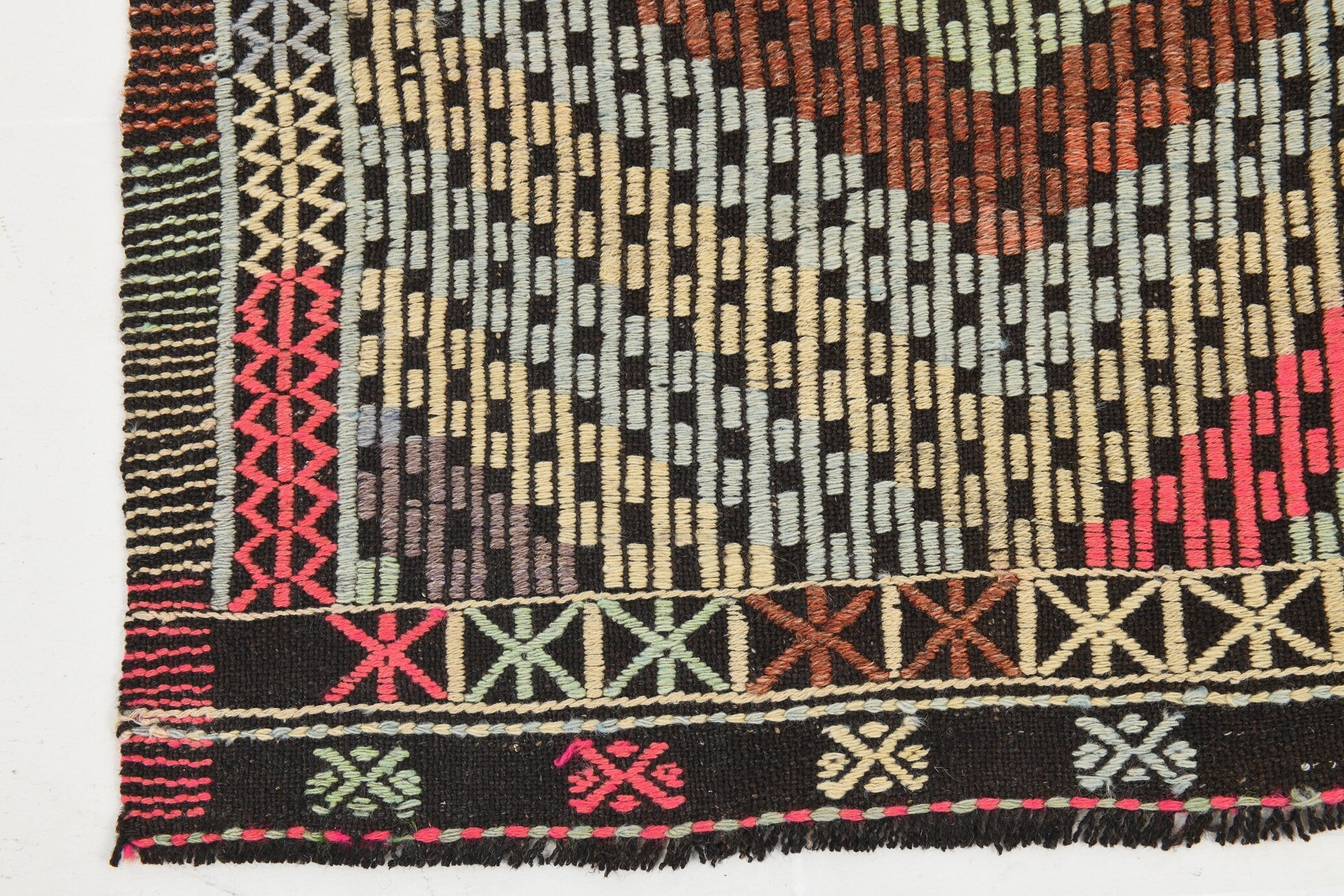 Vintage Kilim Anatolian 7'2" x 9'0" ft