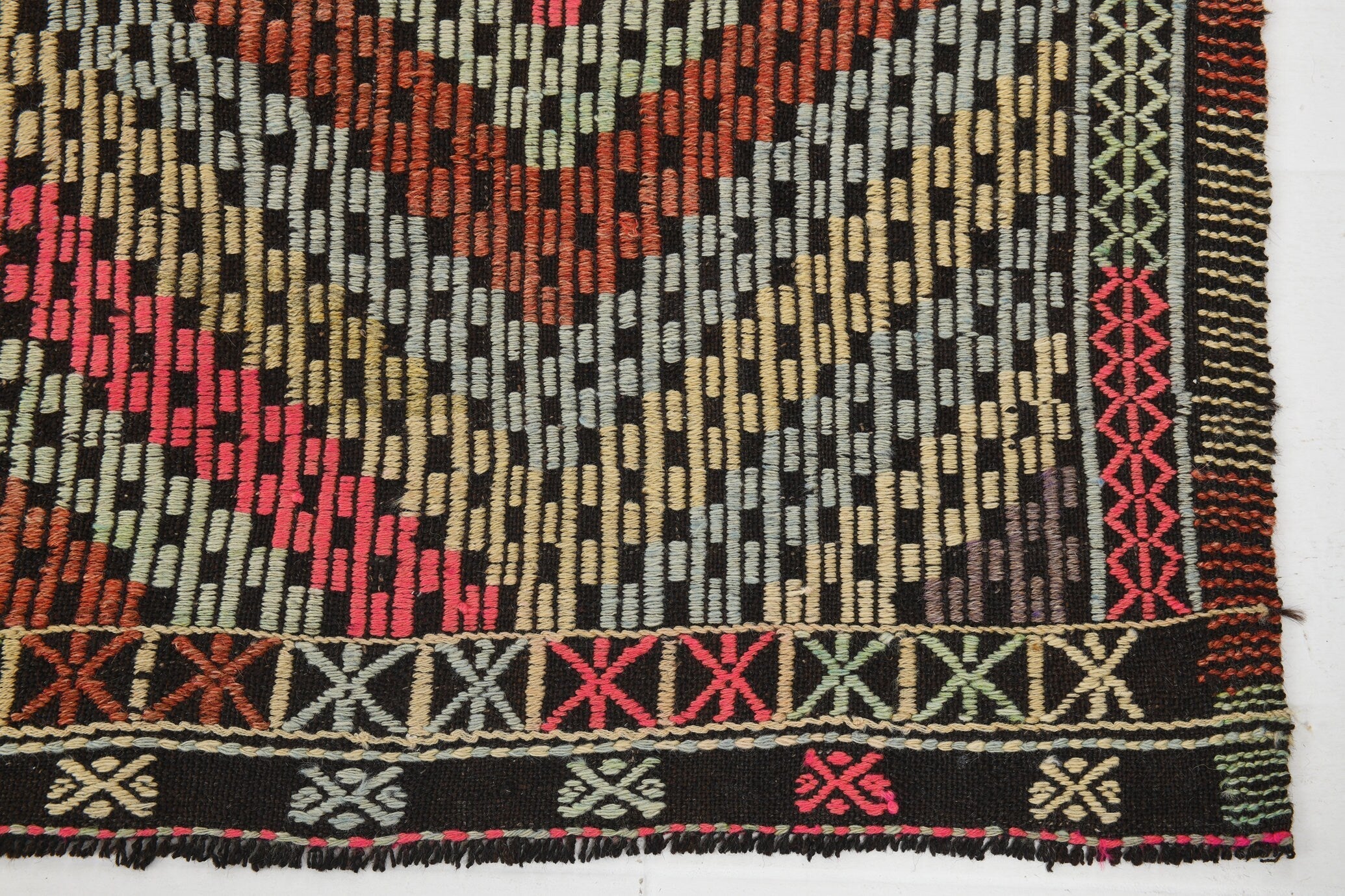 Vintage Kilim Anatolian 7'2" x 9'0" ft