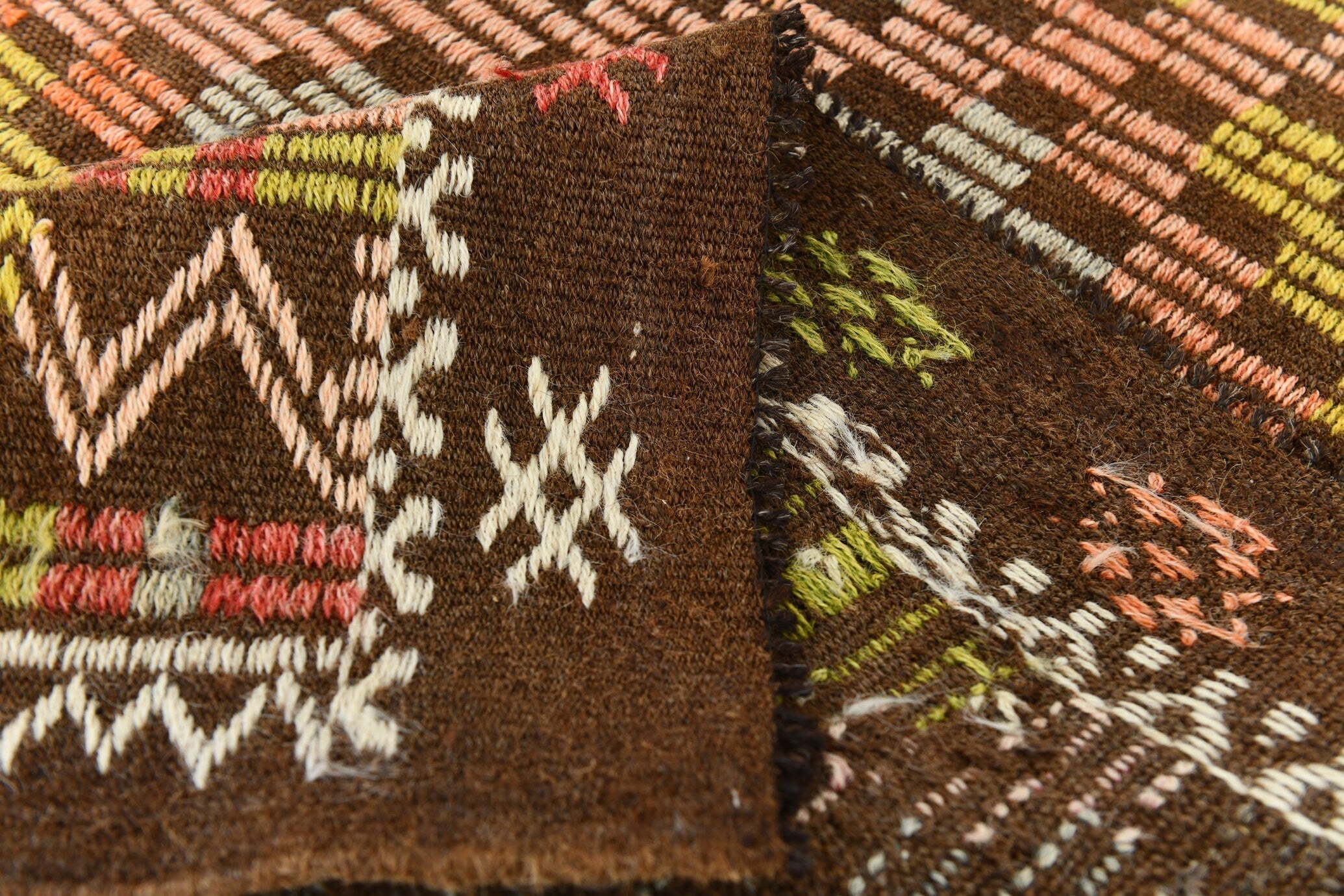 Vintage Kilim Anatolian 7'7" x 10'4" ft