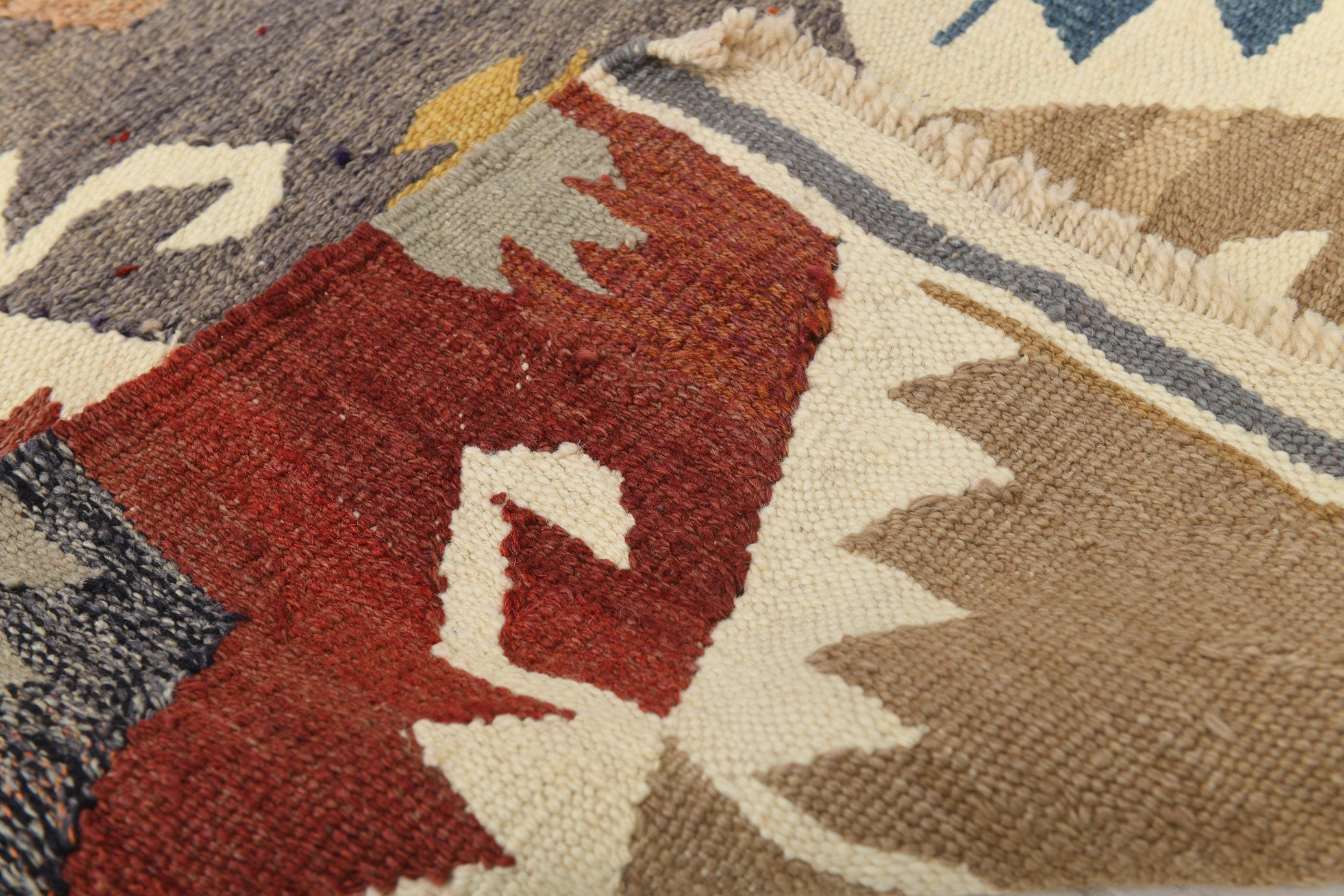 Vintage Kilim Anatolian 8’11’’ x 12’7’’ ft