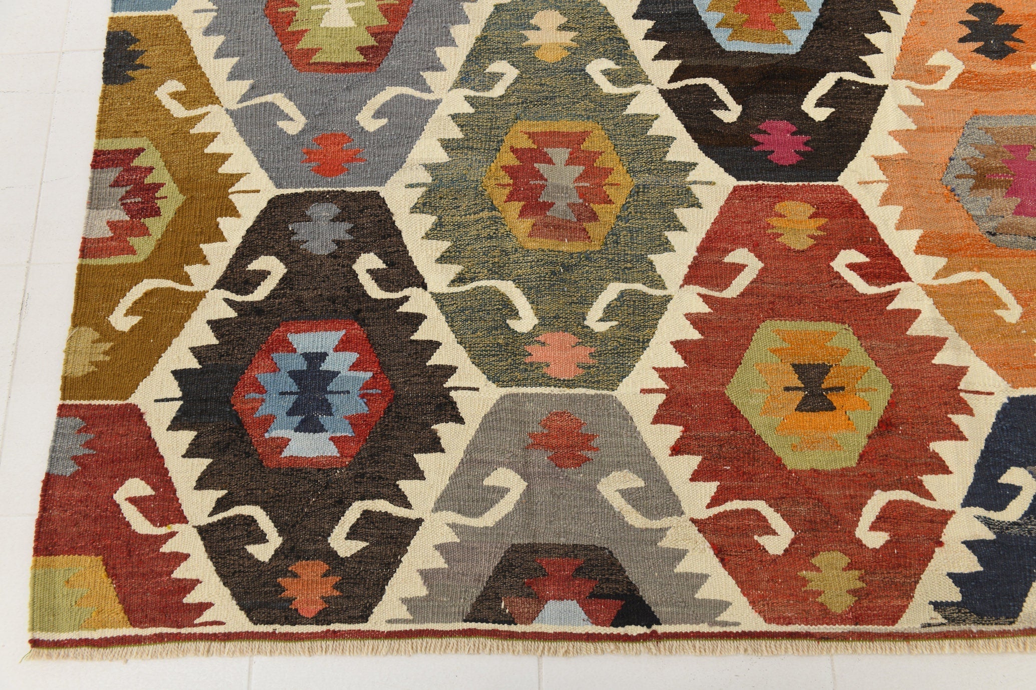 Vintage Kilim Anatolian 8’12’’ x 12’0’’ ft