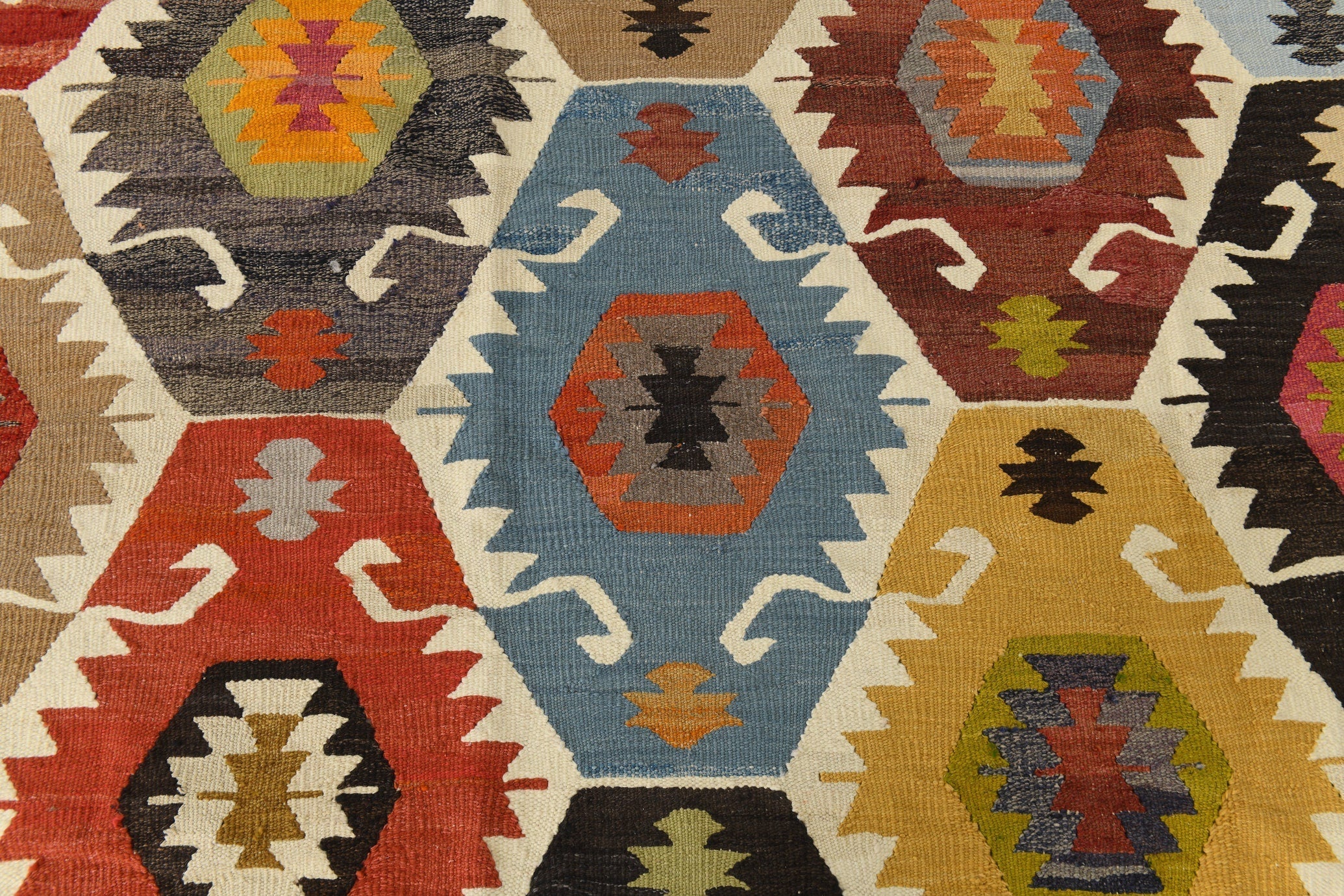 Vintage Kilim Anatolian 8’12’’ x 12’0’’ ft