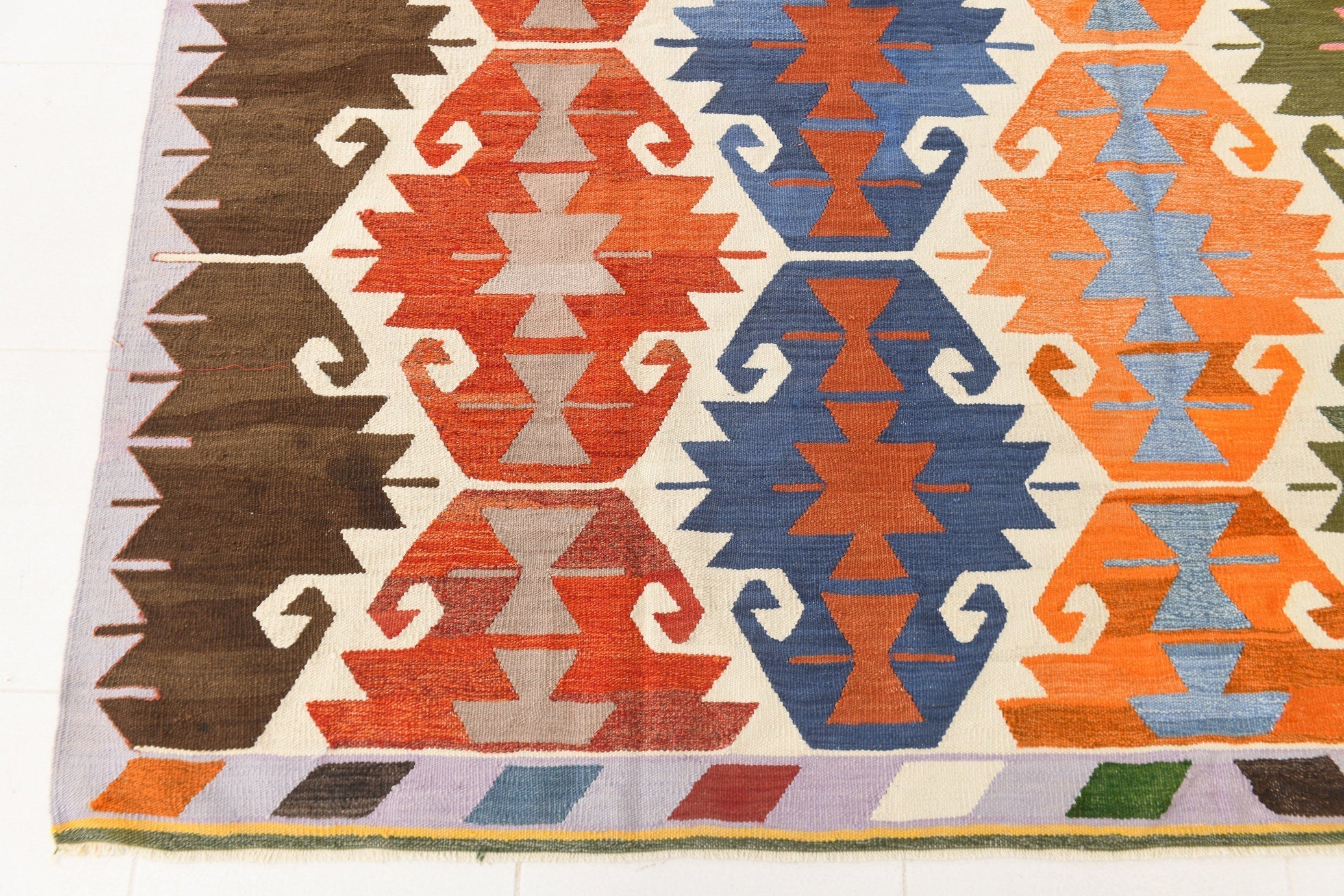 Vintage Kilim Anatolian 8’4’’ x 12’1’’ ft
