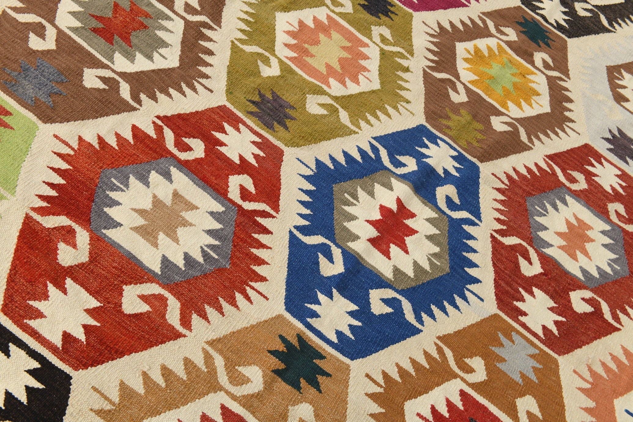 Vintage Kilim Anatolian 8'6" x 11'6" ft