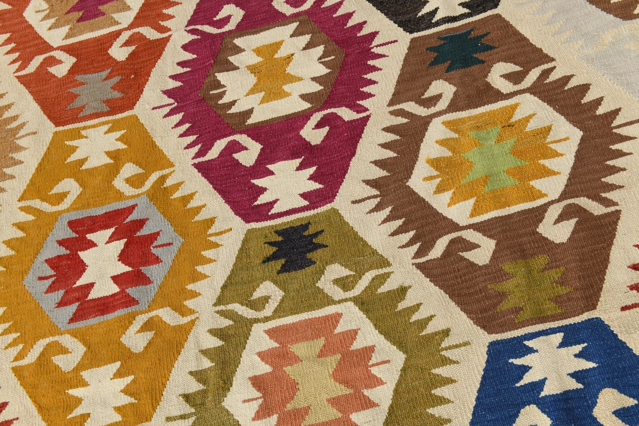 Vintage Kilim Anatolian 8'6" x 11'6" ft