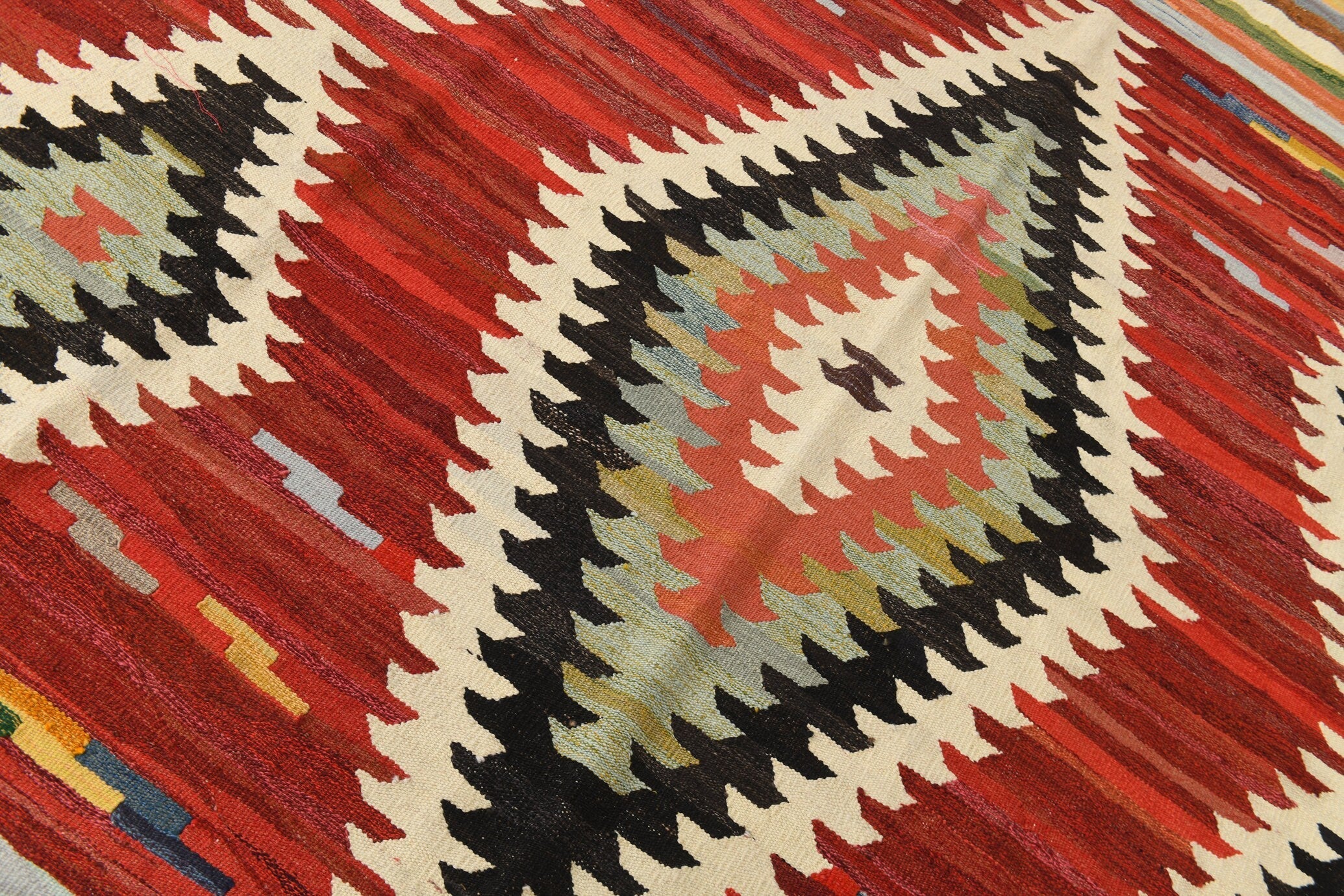 Vintage Kilim Anatolian 9'2" x 12'3" ft