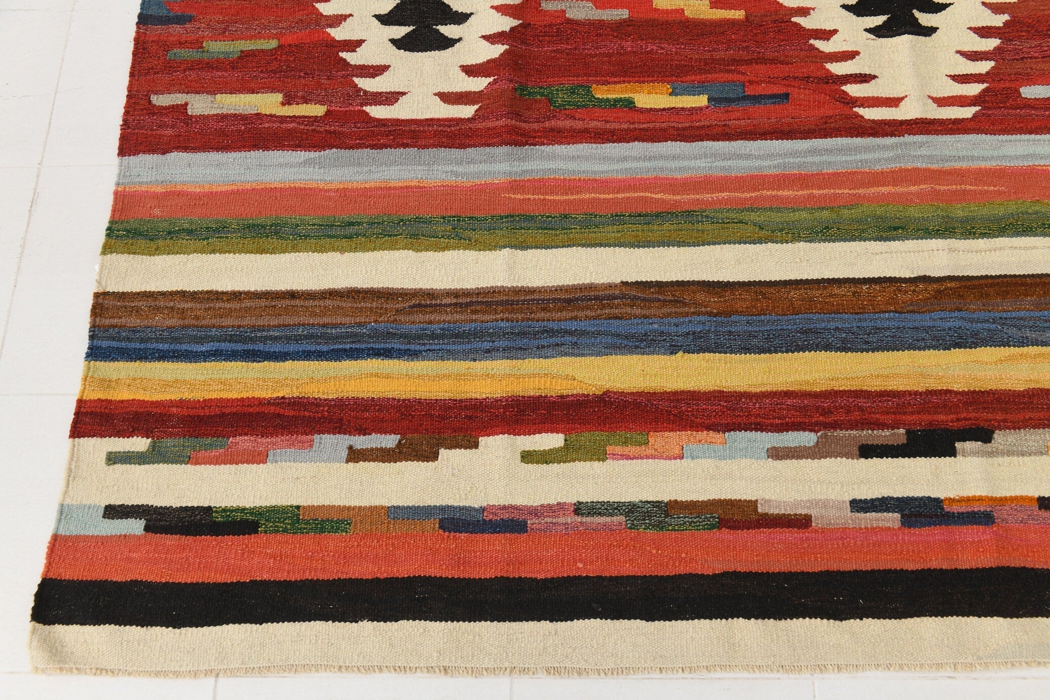 Vintage Kilim Anatolian 9'2" x 12'3" ft