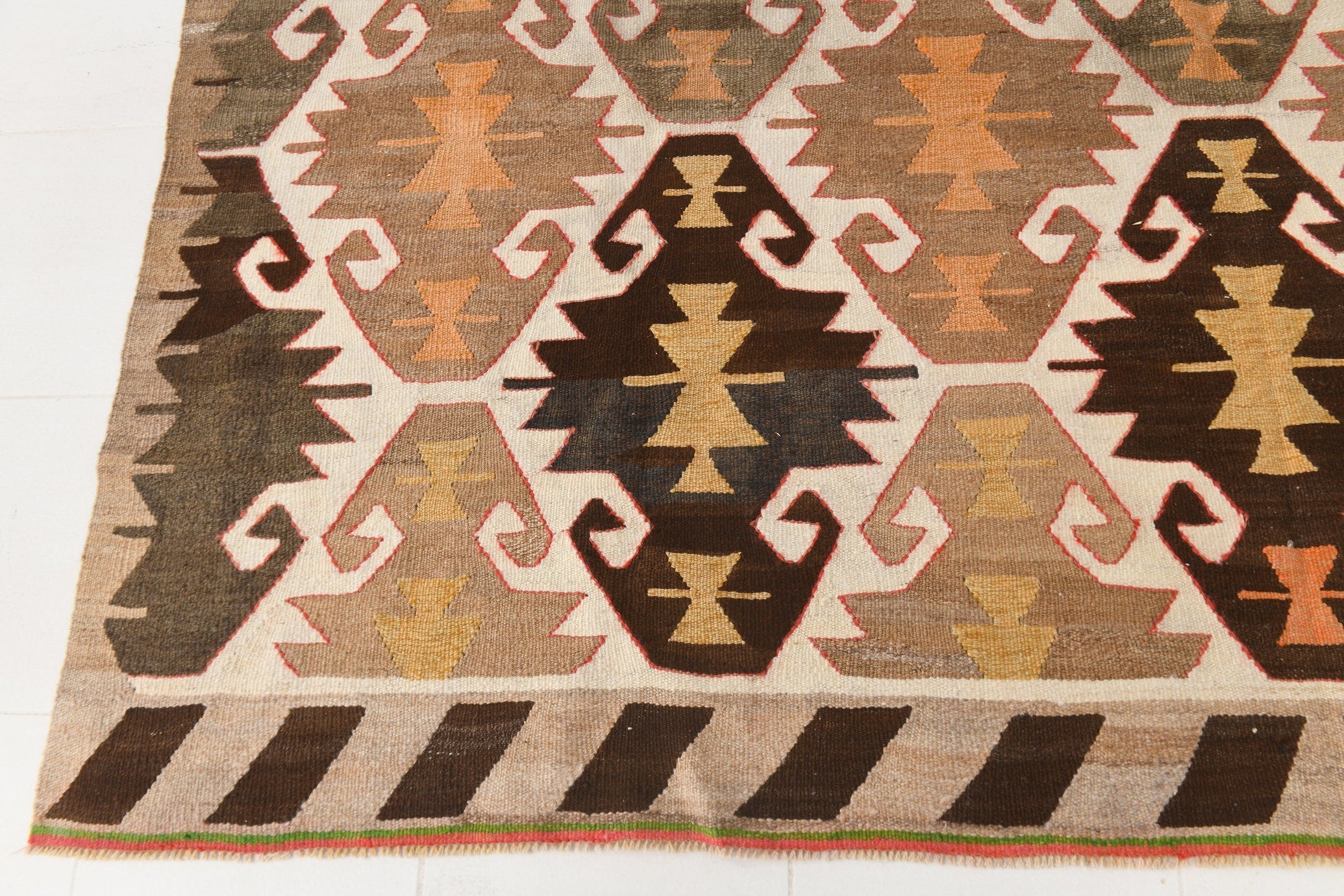 Vintage Kilim Anatolian 9'5" x 12'9" ft