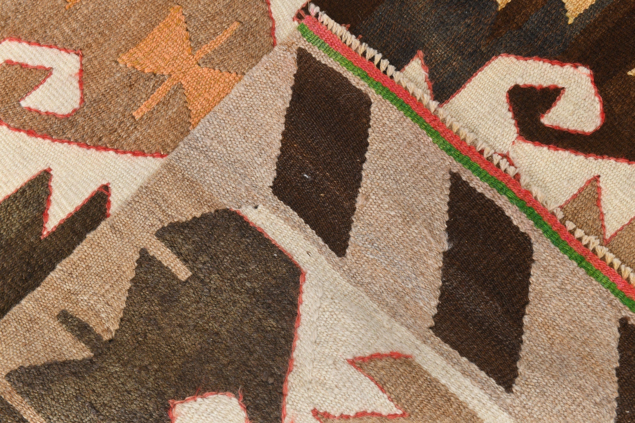 Vintage Kilim Anatolian 9'5" x 12'9" ft