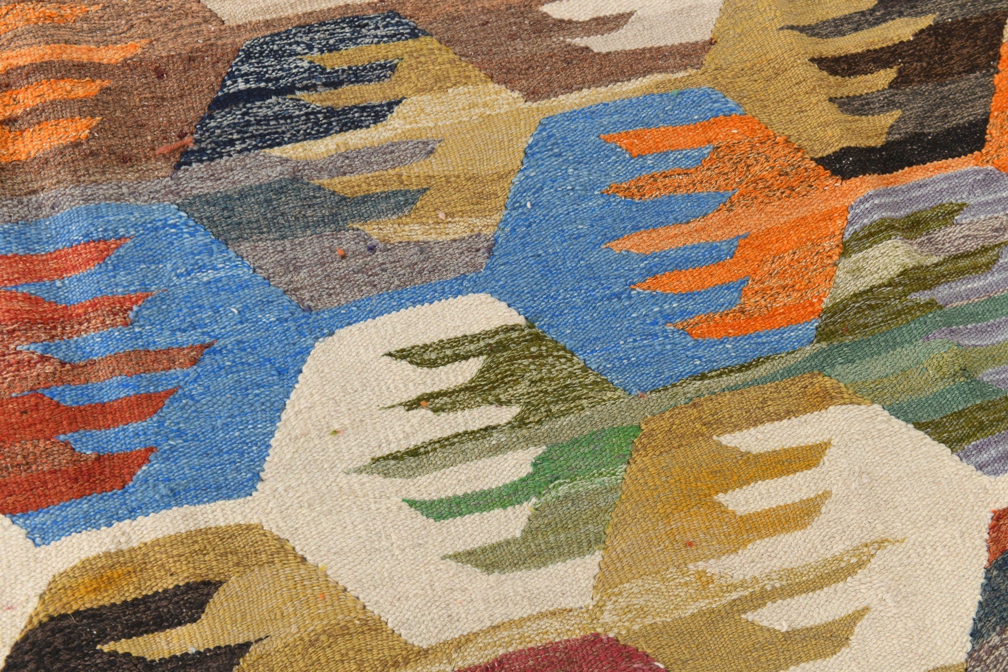 Vintage Kilim Anatolian 9’9’’ x 14’4’’ ft