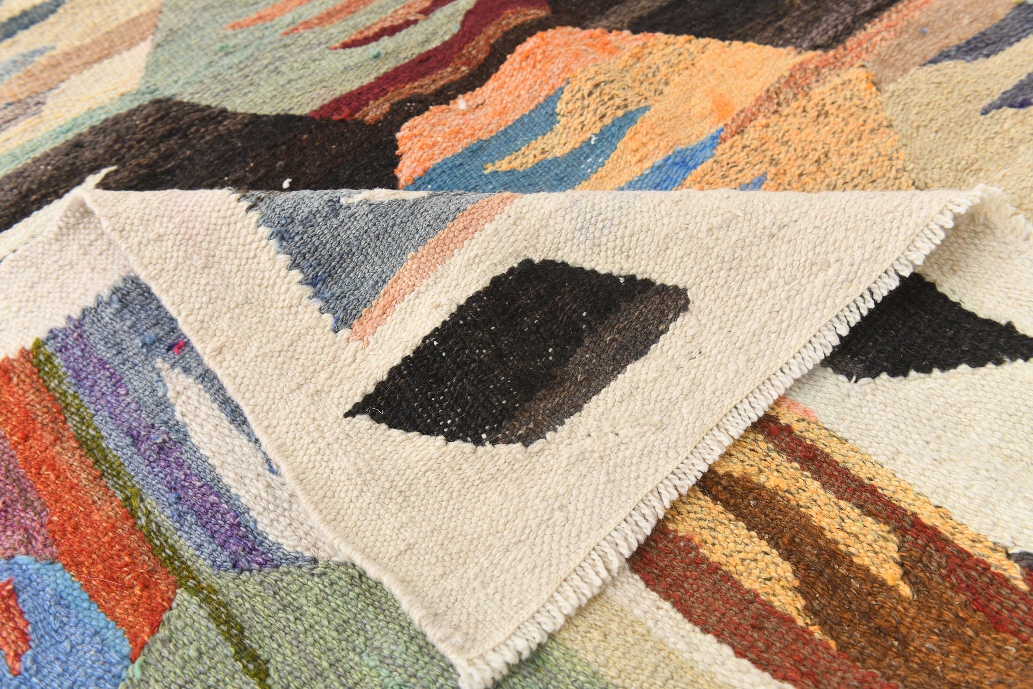 Vintage Kilim Anatolian 9’9’’ x 14’4’’ ft