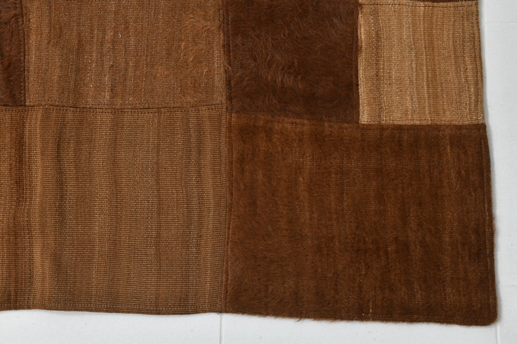 Vintage Kilim Angora Wool 4’5’’ x 6’8’’ ft