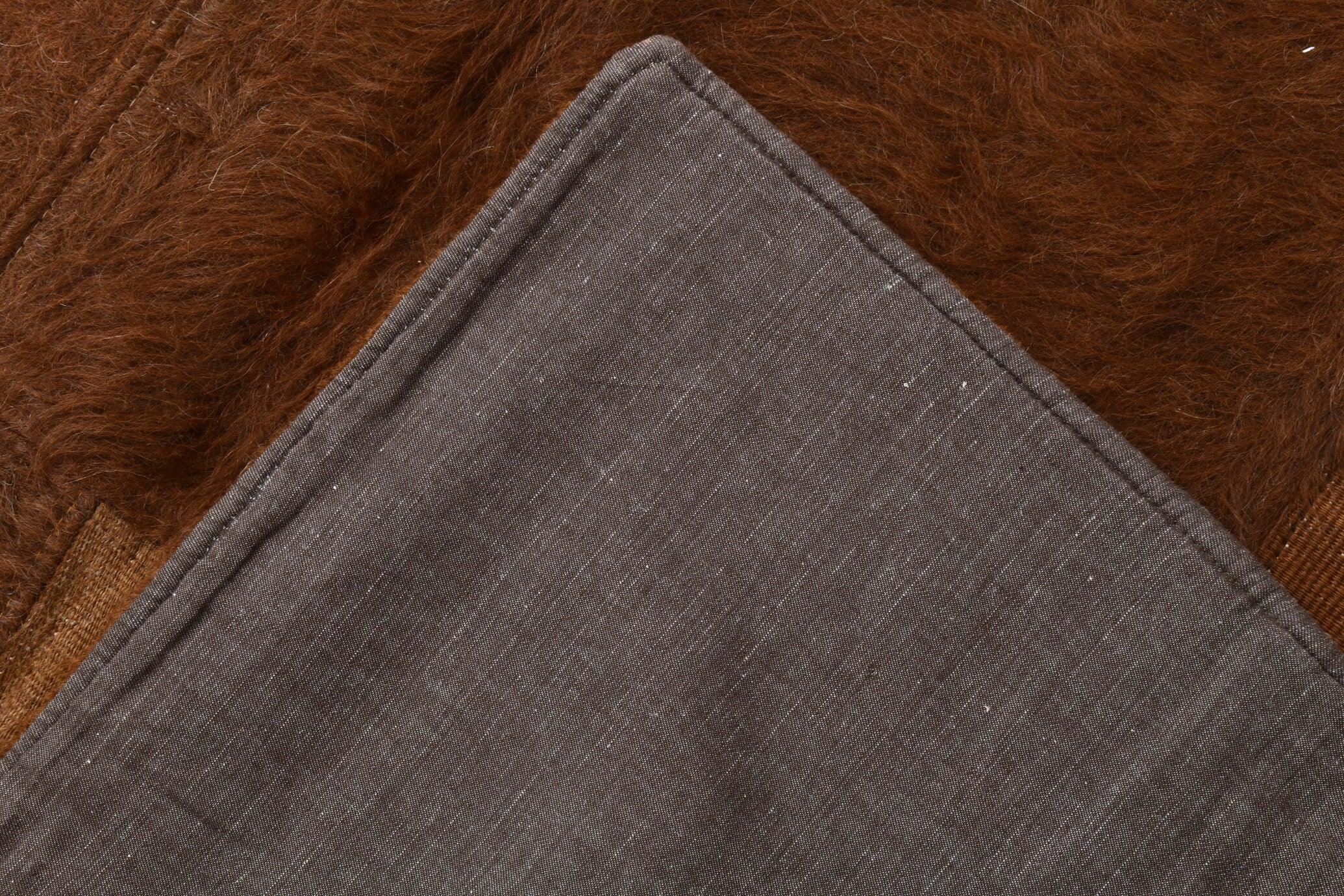 Vintage Kilim Angora Wool 4’5’’ x 6’8’’ ft