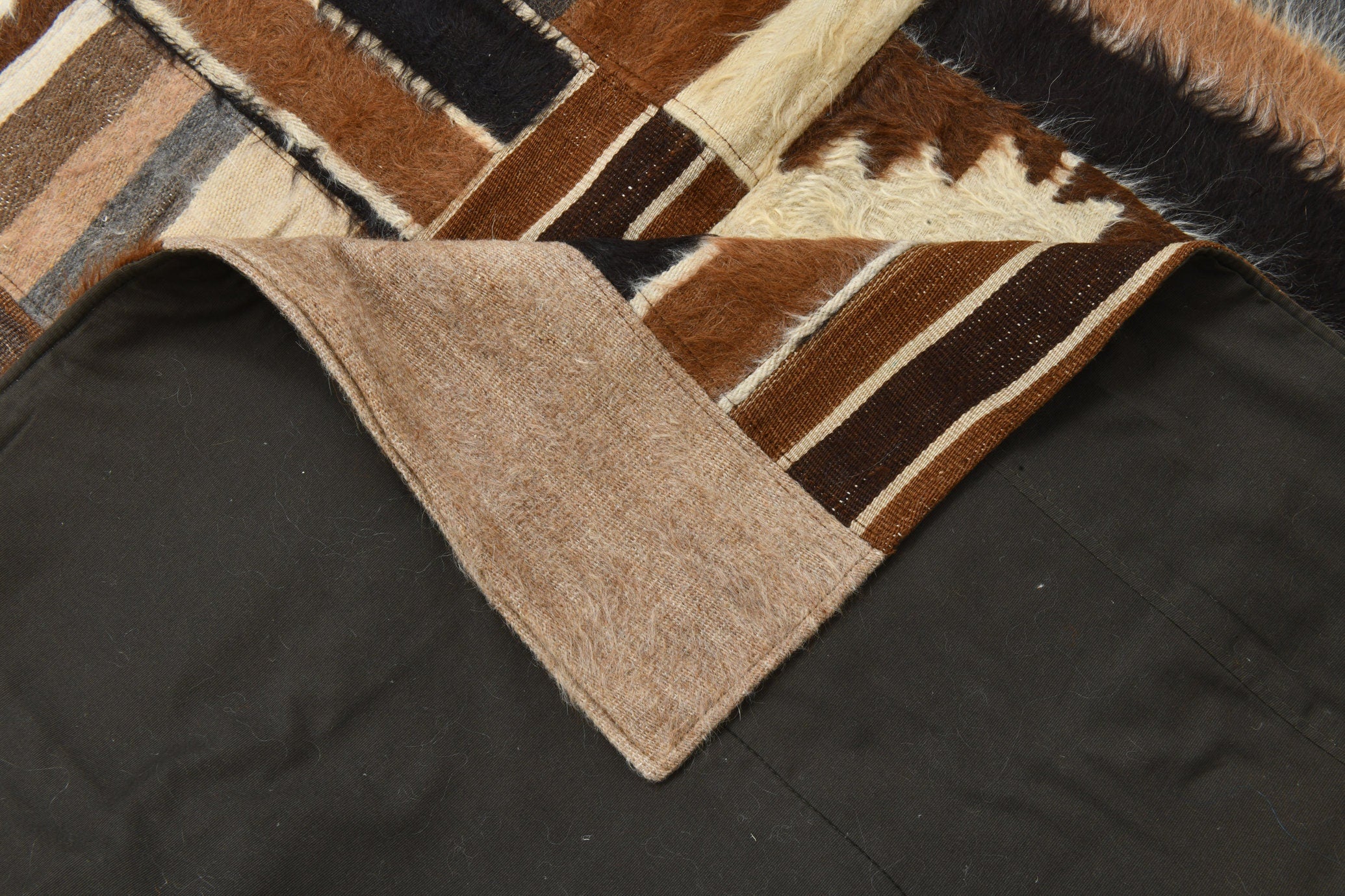 Vintage Kilim Angora Wool 5’3’’ x 7’10’’ ft