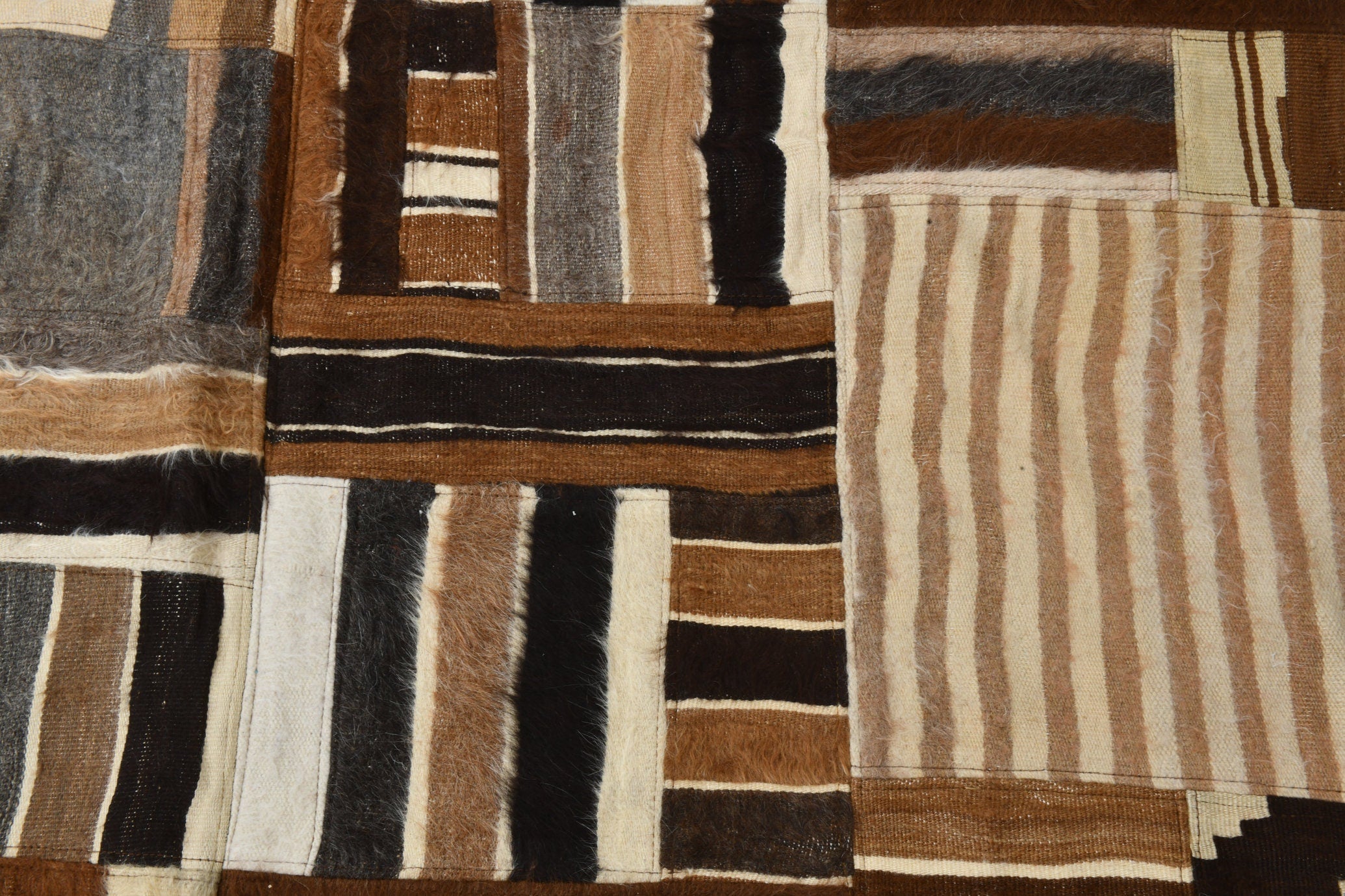 Vintage Kilim Angora Wool 5’3’’ x 7’10’’ ft