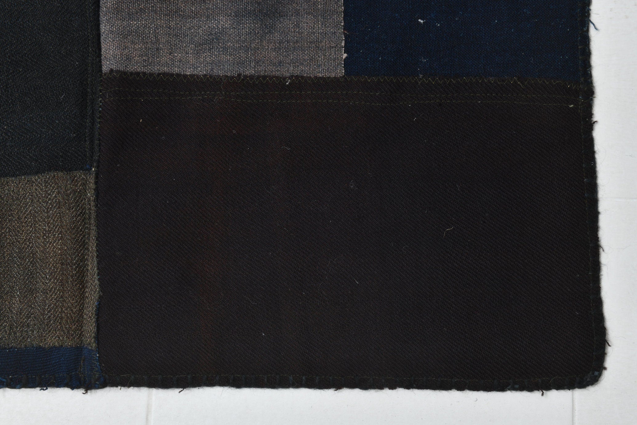 Vintage Kilim Patchwork 3'4" x 3'11" ft
