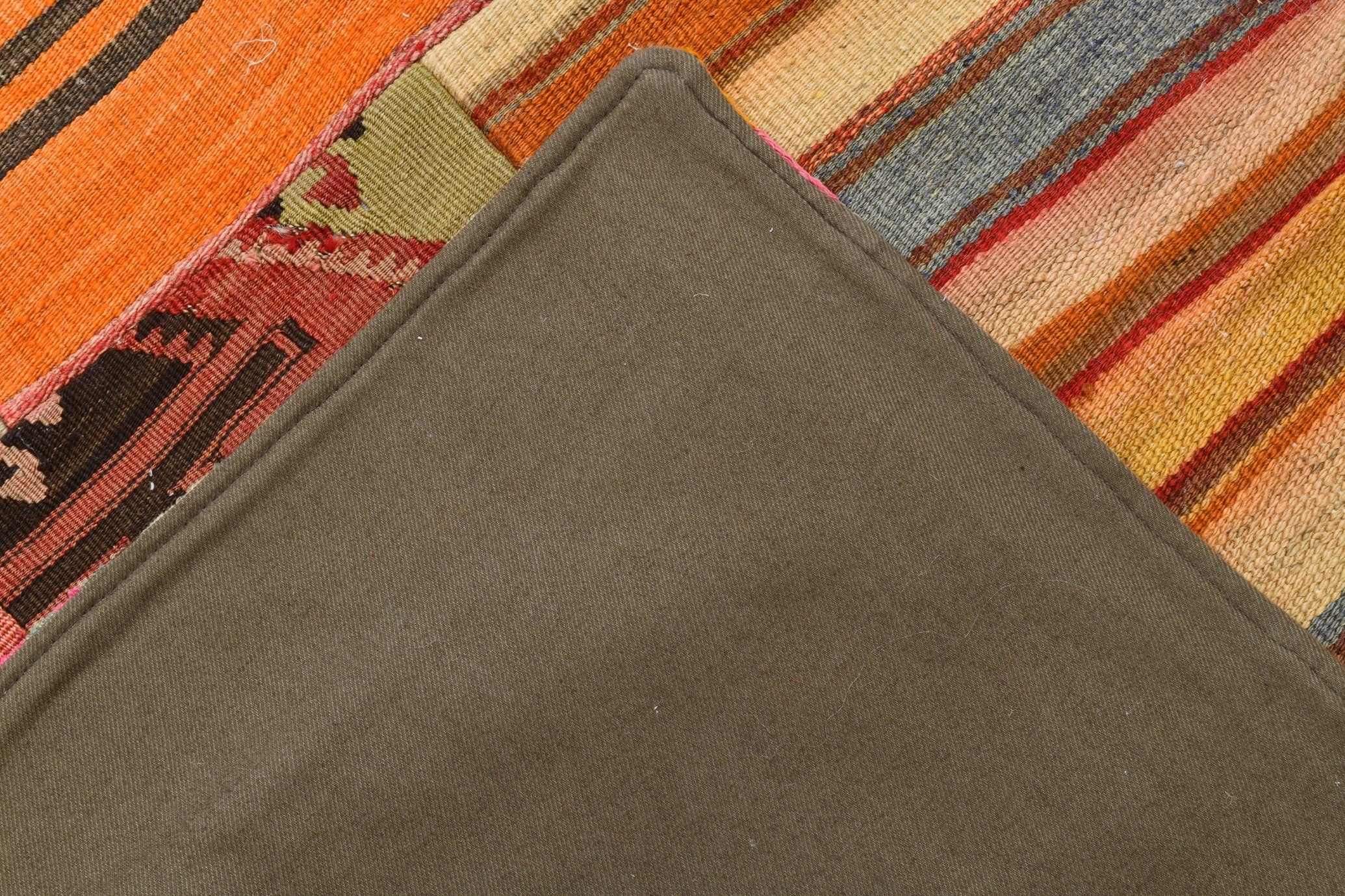 Vintage Kilim Patchwork 4'2" x 6'8" ft