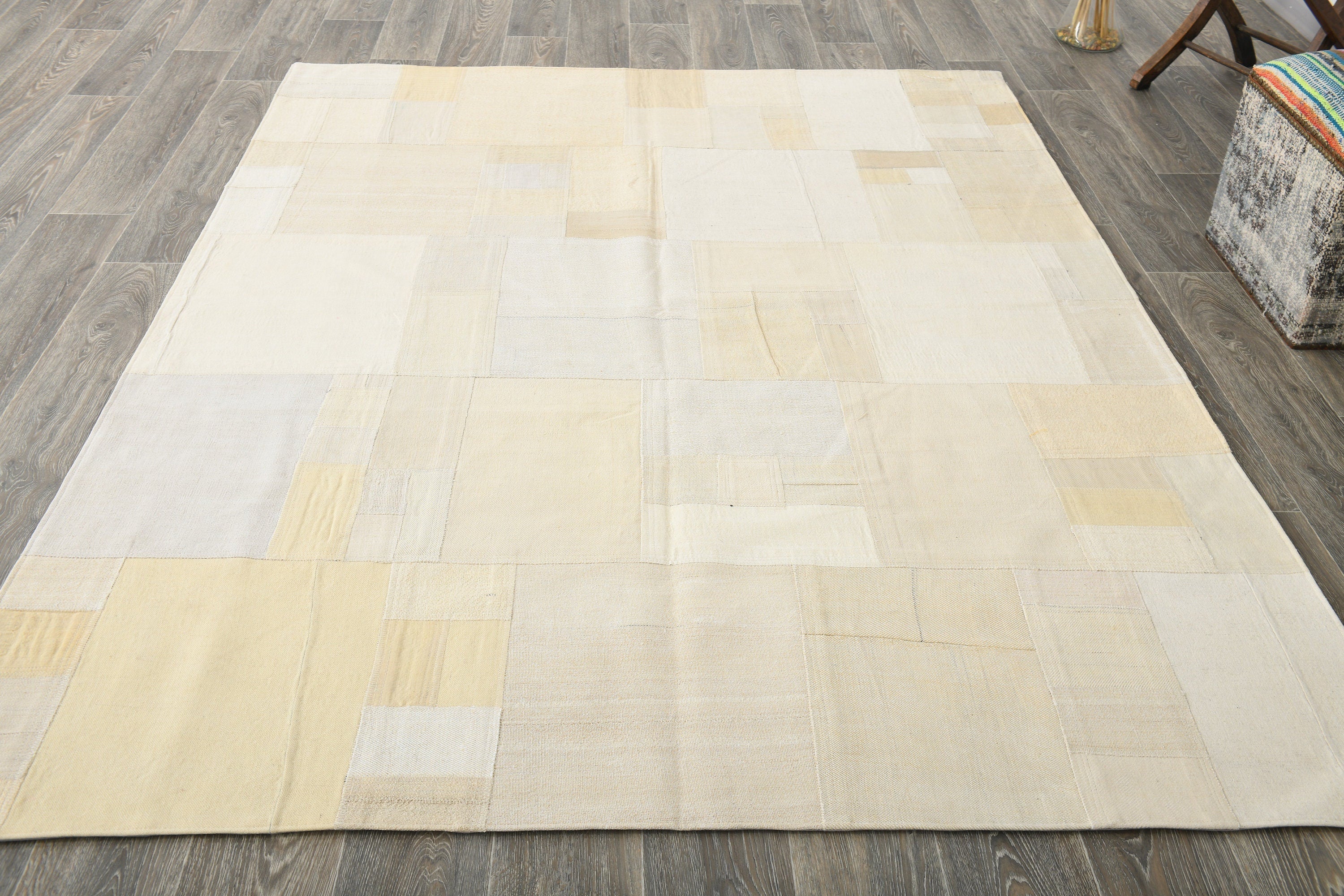 Vintage Kilim Patchwork 5'10" x 8'3" ft