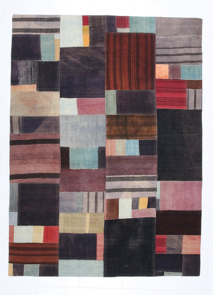 Vintage Kilim Patchwork 5’11’’ x 8’1’’ ft