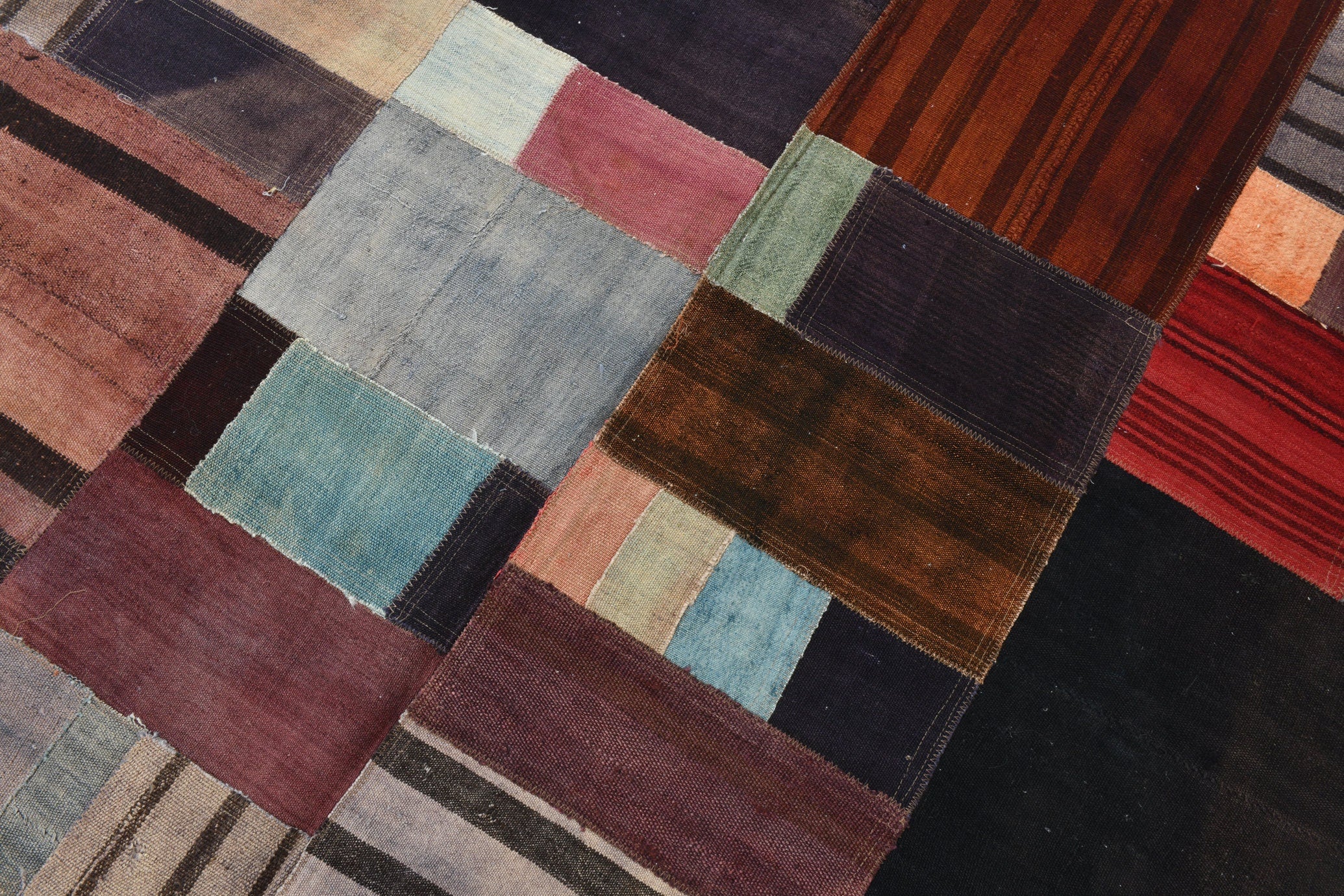 Vintage Kilim Patchwork 5’11’’ x 8’1’’ ft