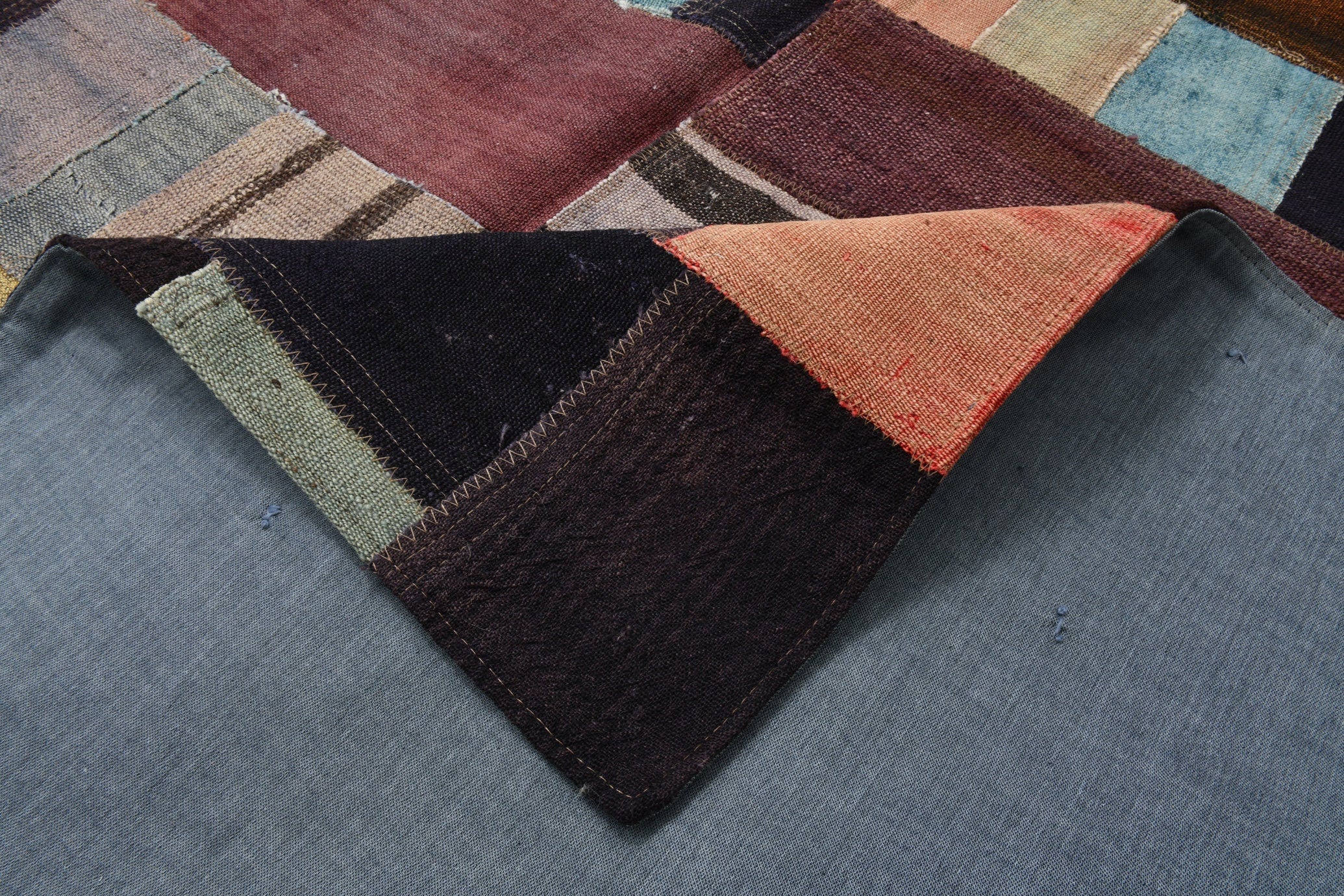 Vintage Kilim Patchwork 5’11’’ x 8’1’’ ft