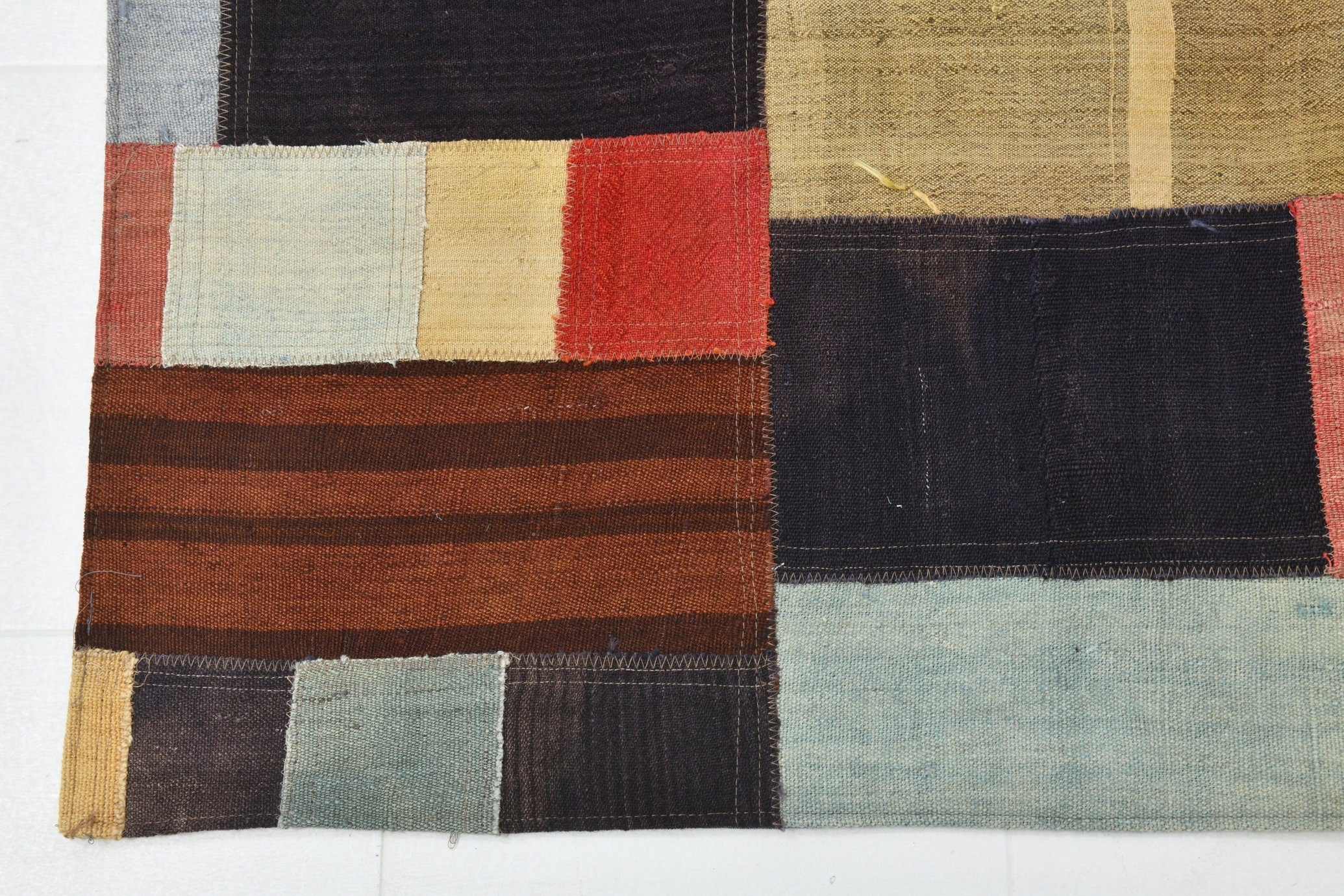 Vintage Kilim Patchwork 5’11’’ x 8’1’’ ft