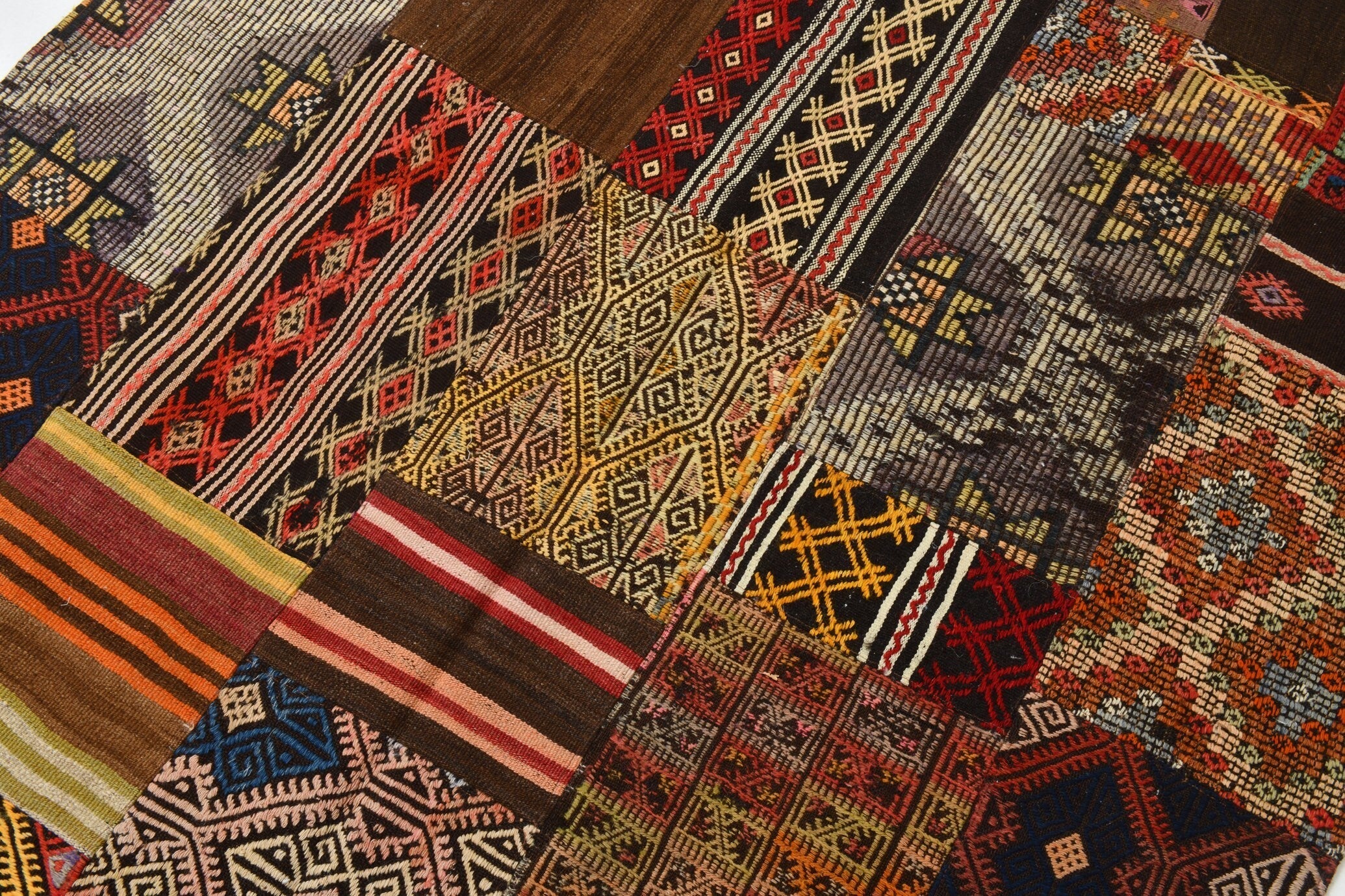 Vintage Kilim Patchwork 5’6’’ x 7’11’’ ft