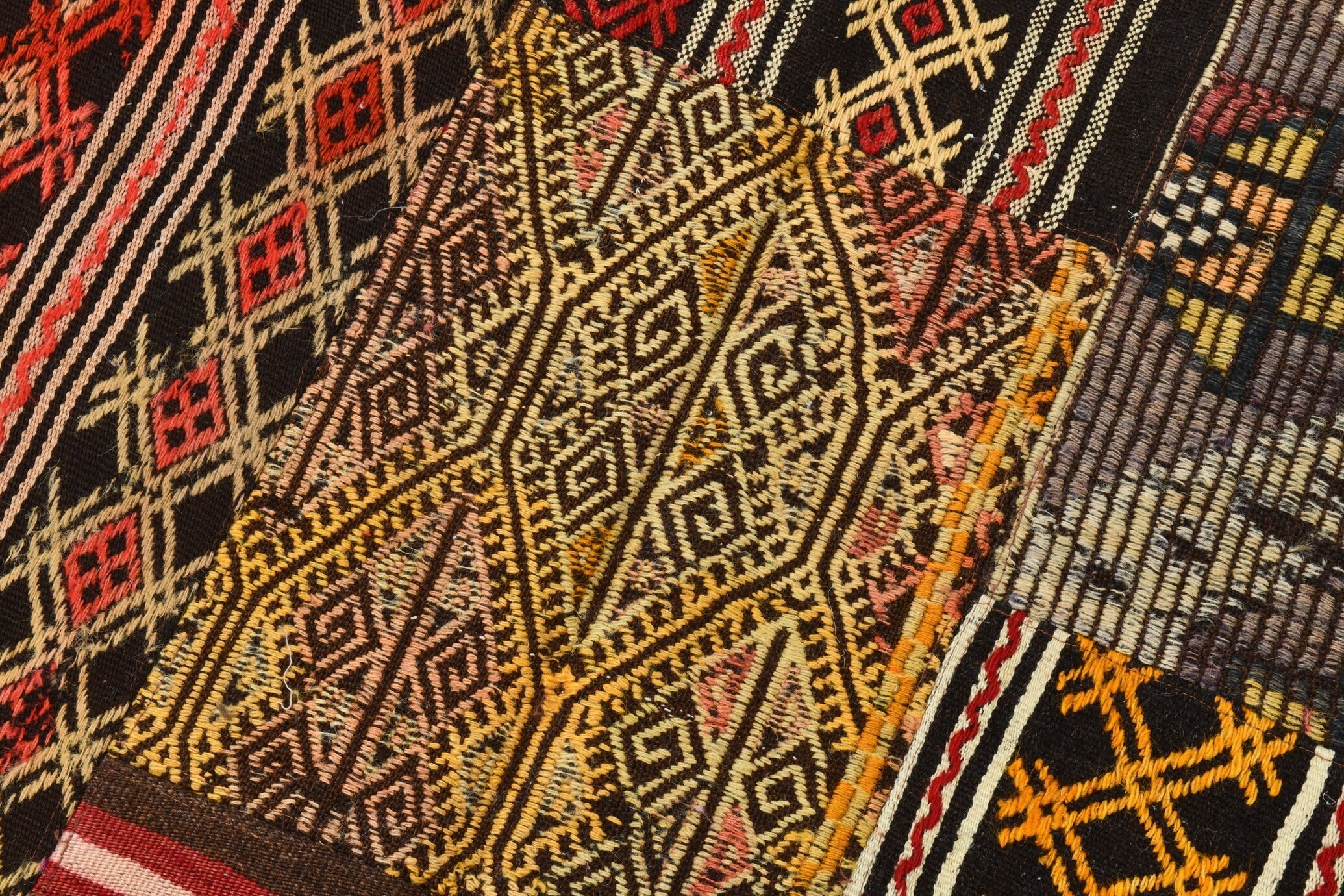 Vintage Kilim Patchwork 5’6’’ x 7’11’’ ft