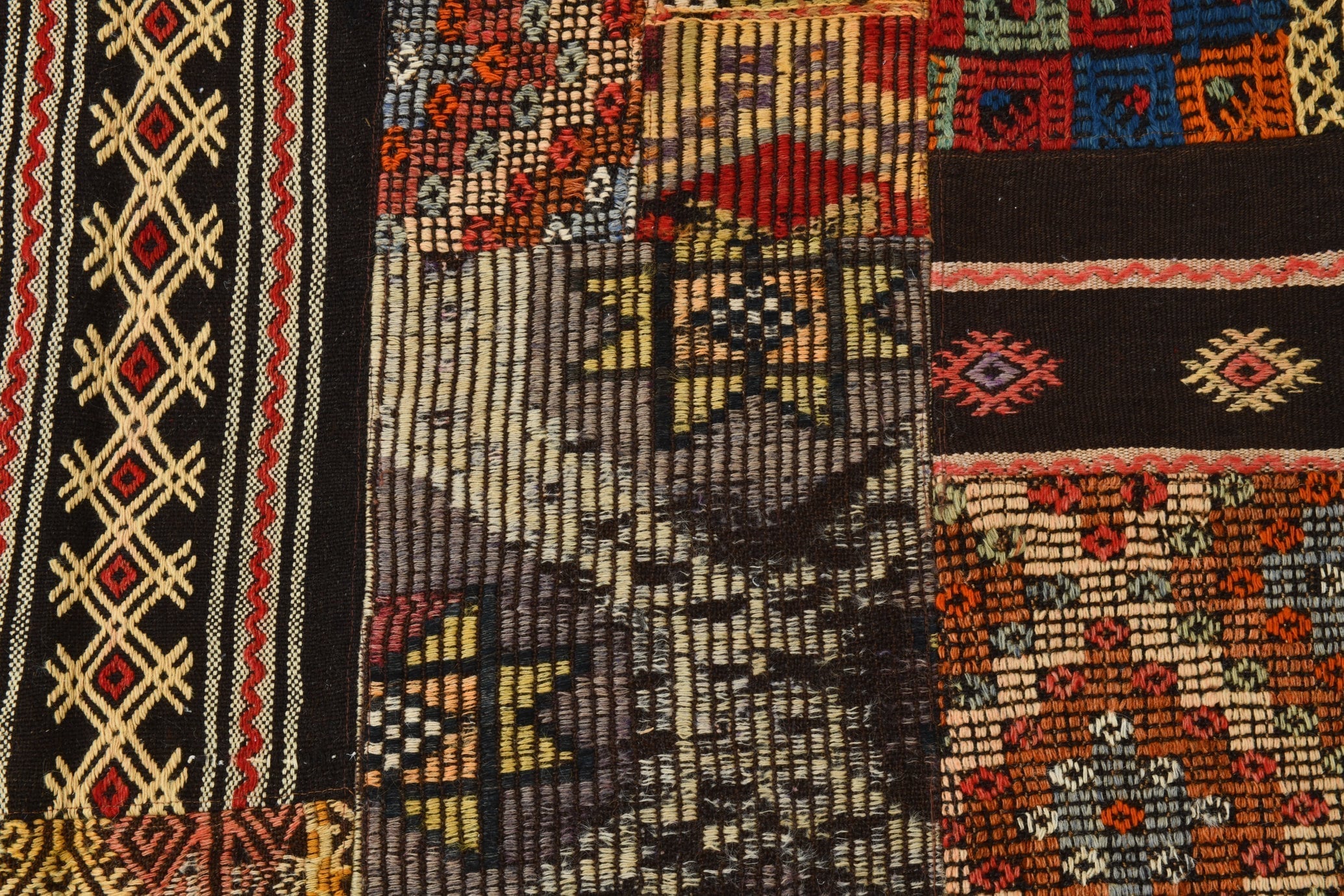 Vintage Kilim Patchwork 5’6’’ x 7’11’’ ft