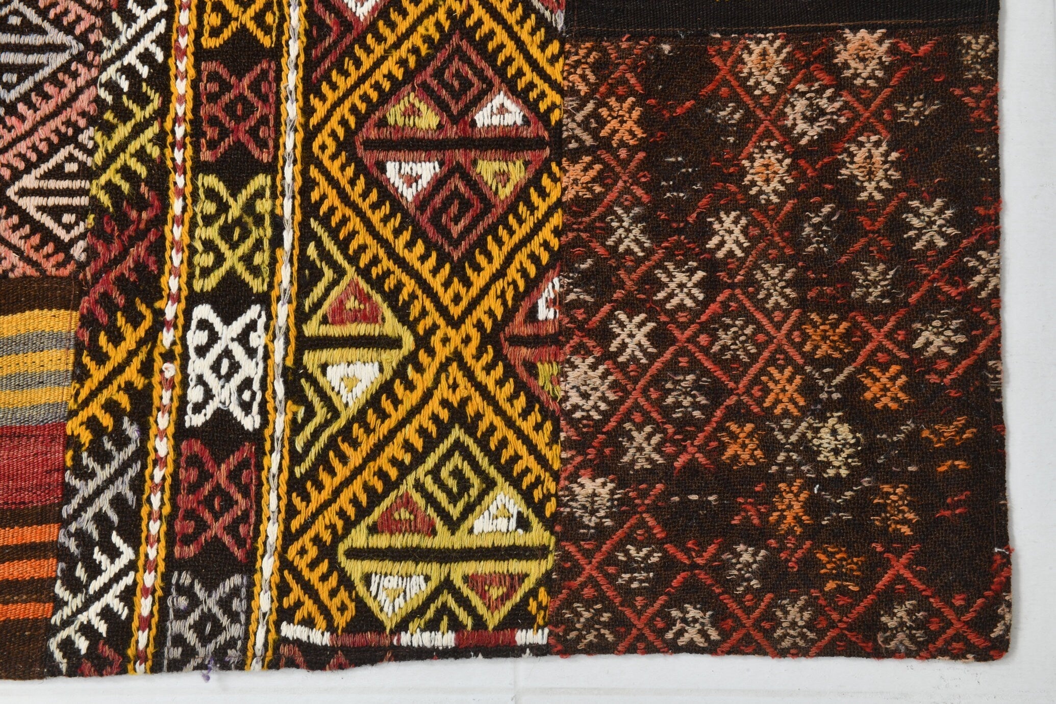 Vintage Kilim Patchwork 5’6’’ x 7’11’’ ft