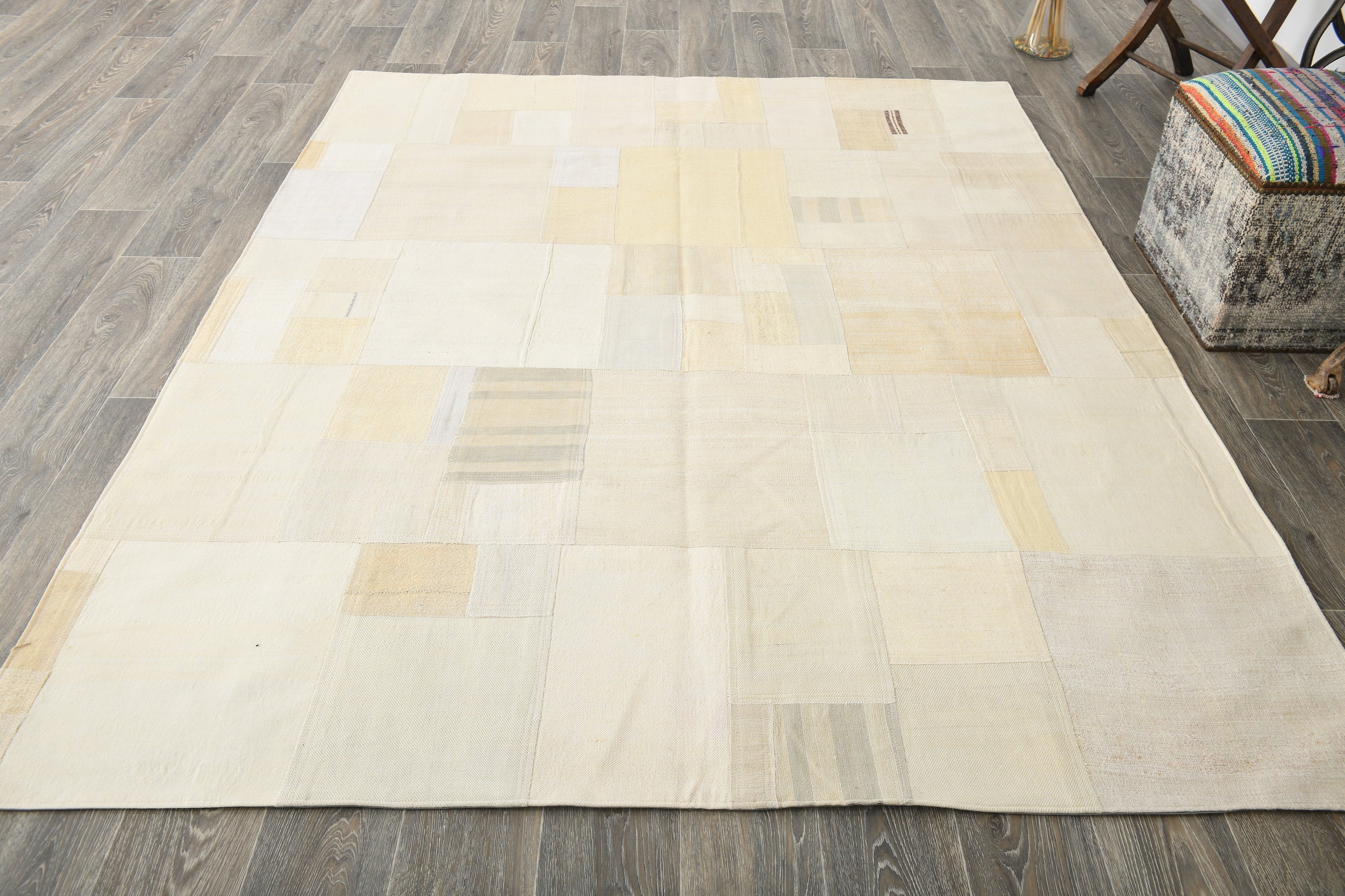 Vintage Kilim Patchwork 6'0" x 8'0" ft
