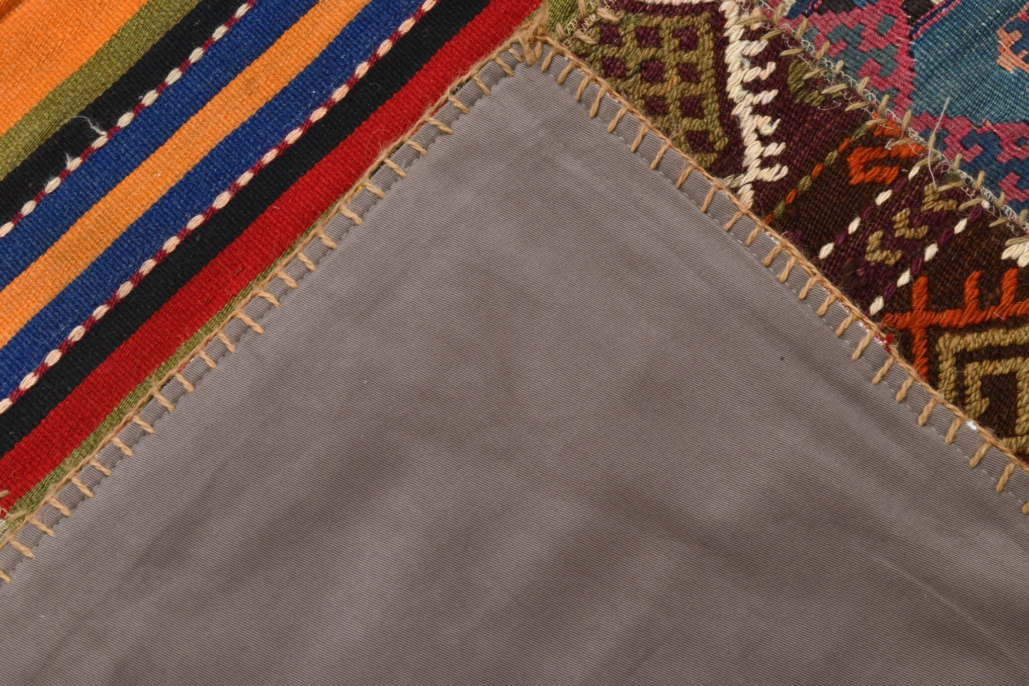 Vintage Kilim Patchwork 7’0’’ x 9’10’’ ft