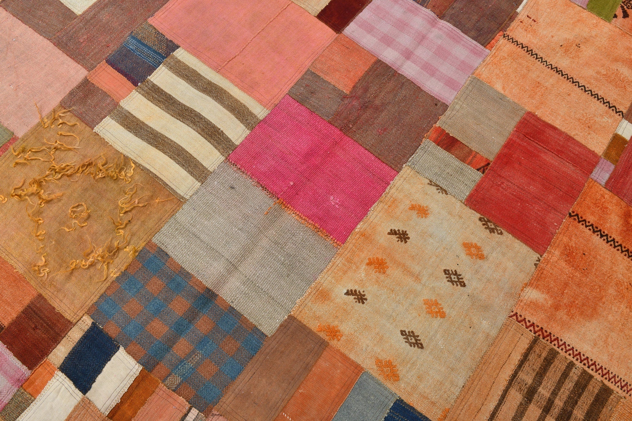 Vintage Kilim Patchwork 7'1" x 10'0" ft