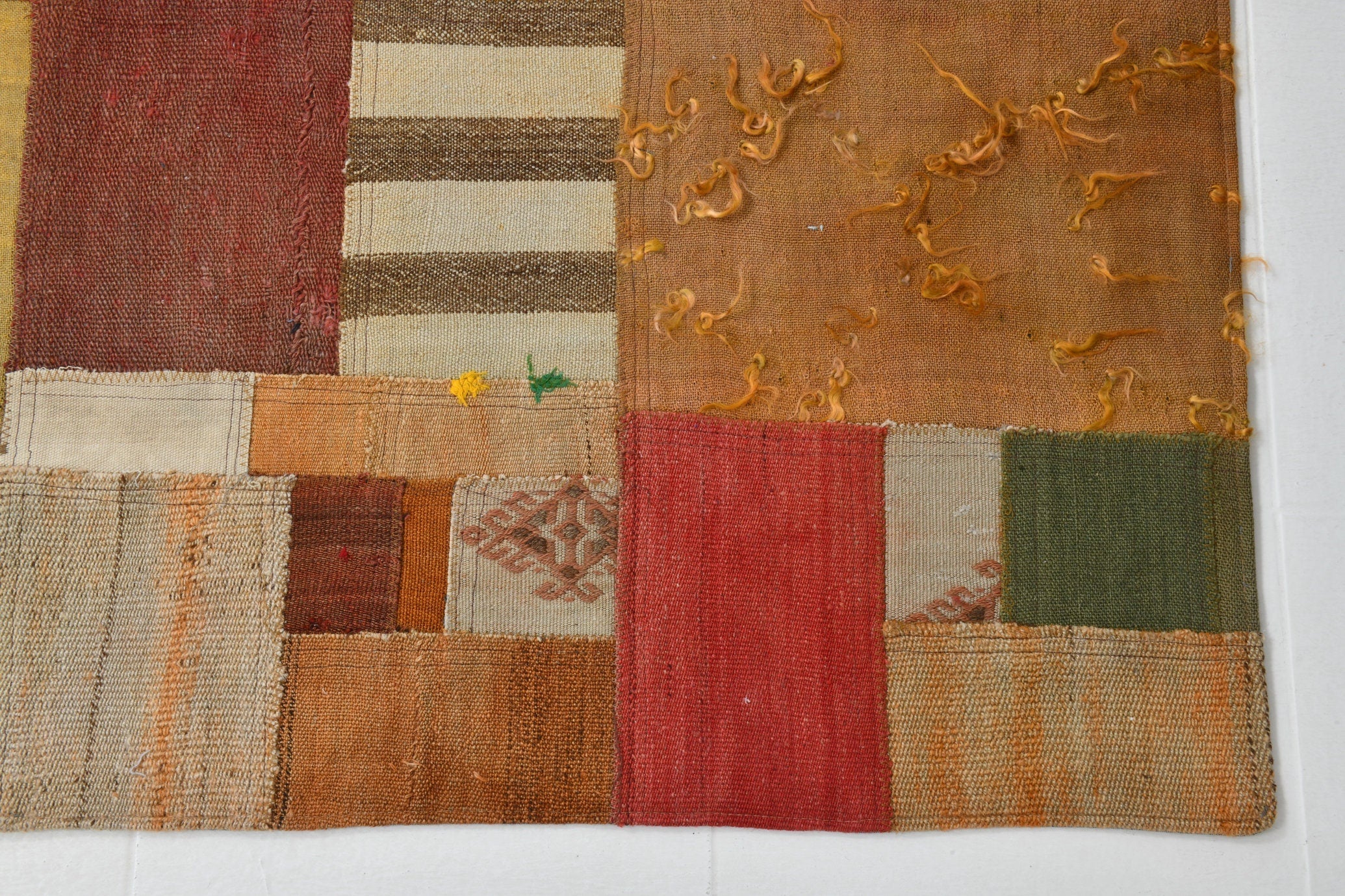 Vintage Kilim Patchwork 7'1" x 10'0" ft
