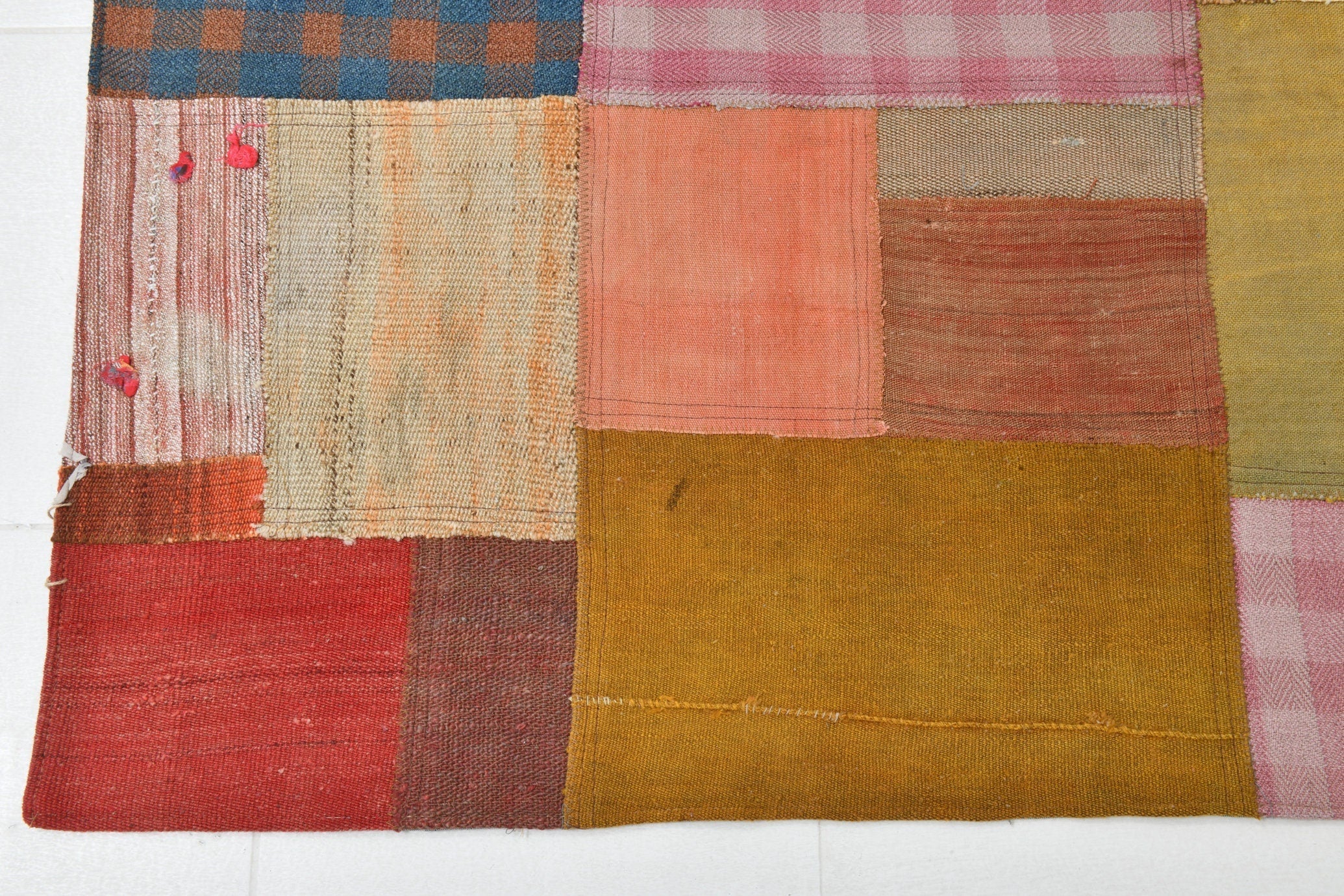 Vintage Kilim Patchwork 7'1" x 10'0" ft