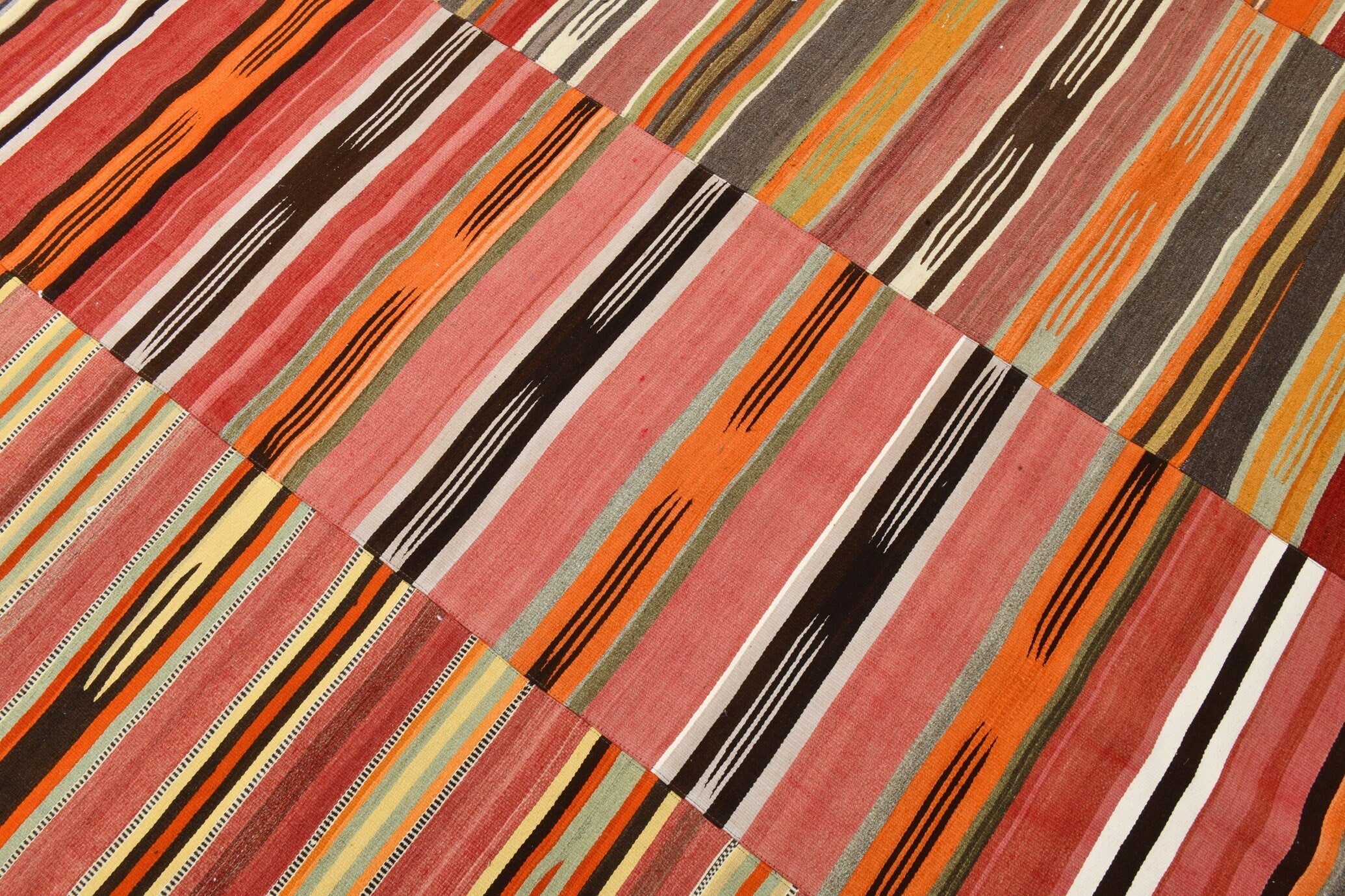 Vintage Kilim Patchwork 8'5" x 11'7" ft