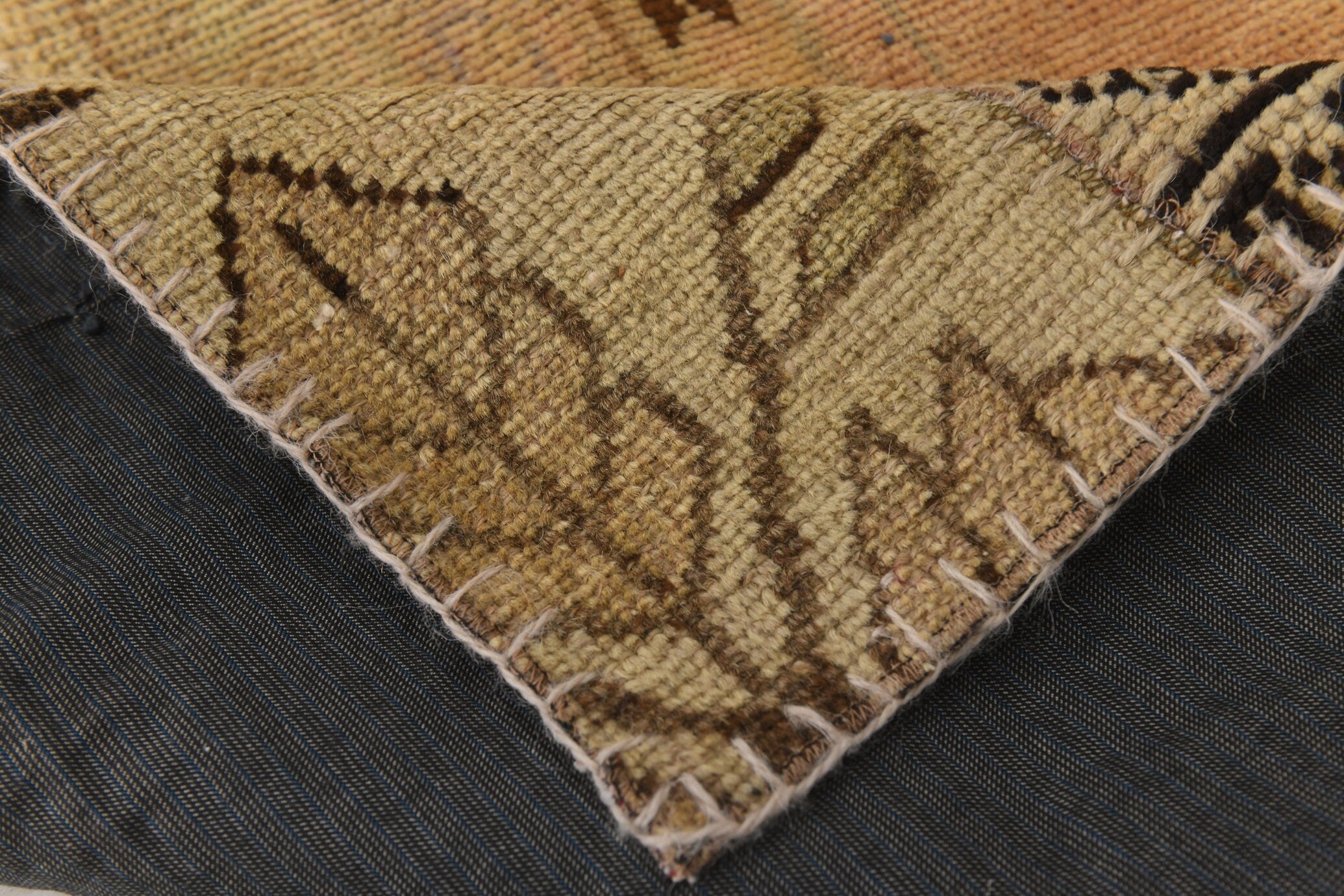 Vintage Patchwork Rug 2'2" x 11'1" ft