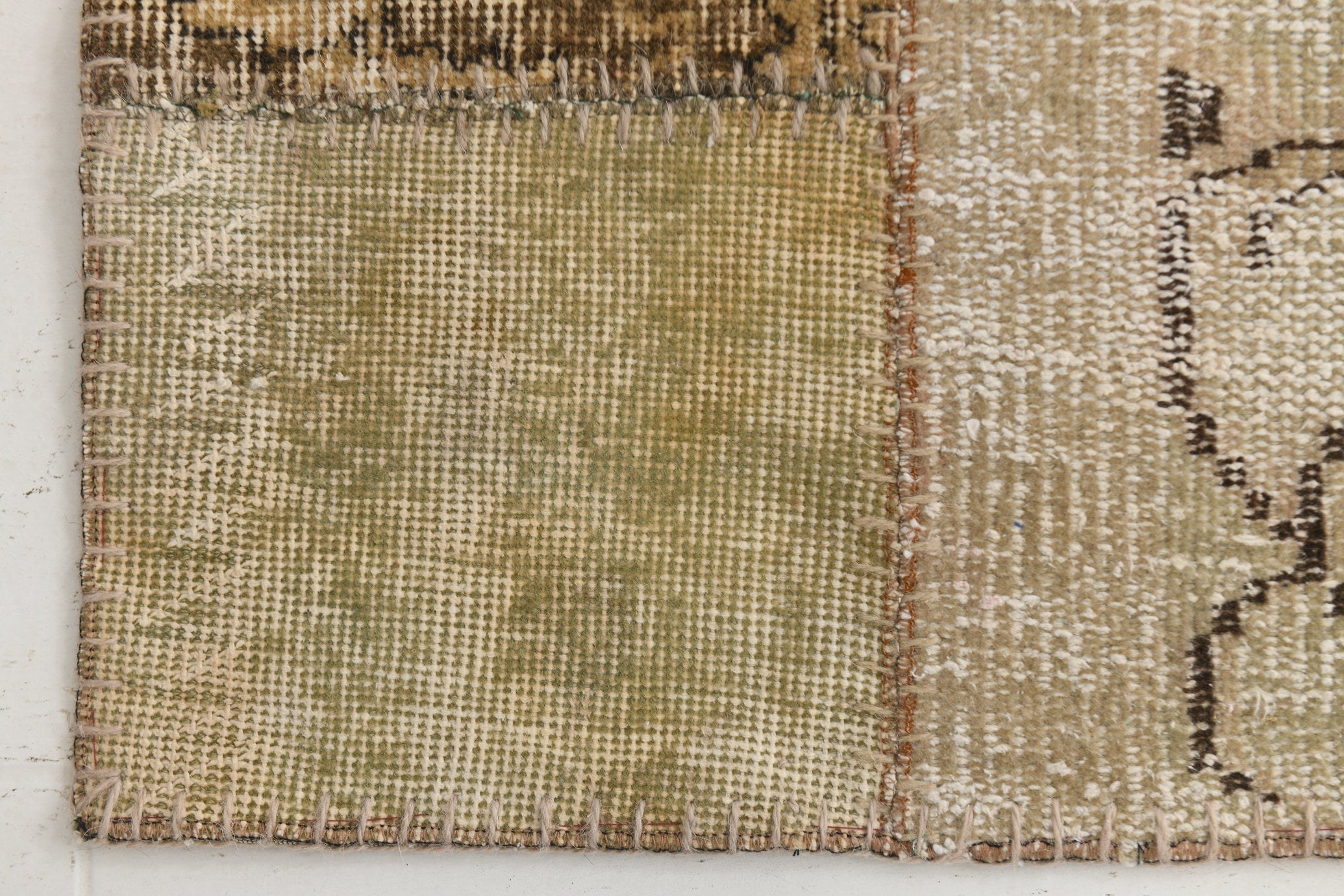 Vintage Patchwork Rug 2'2" x 5'5" ft