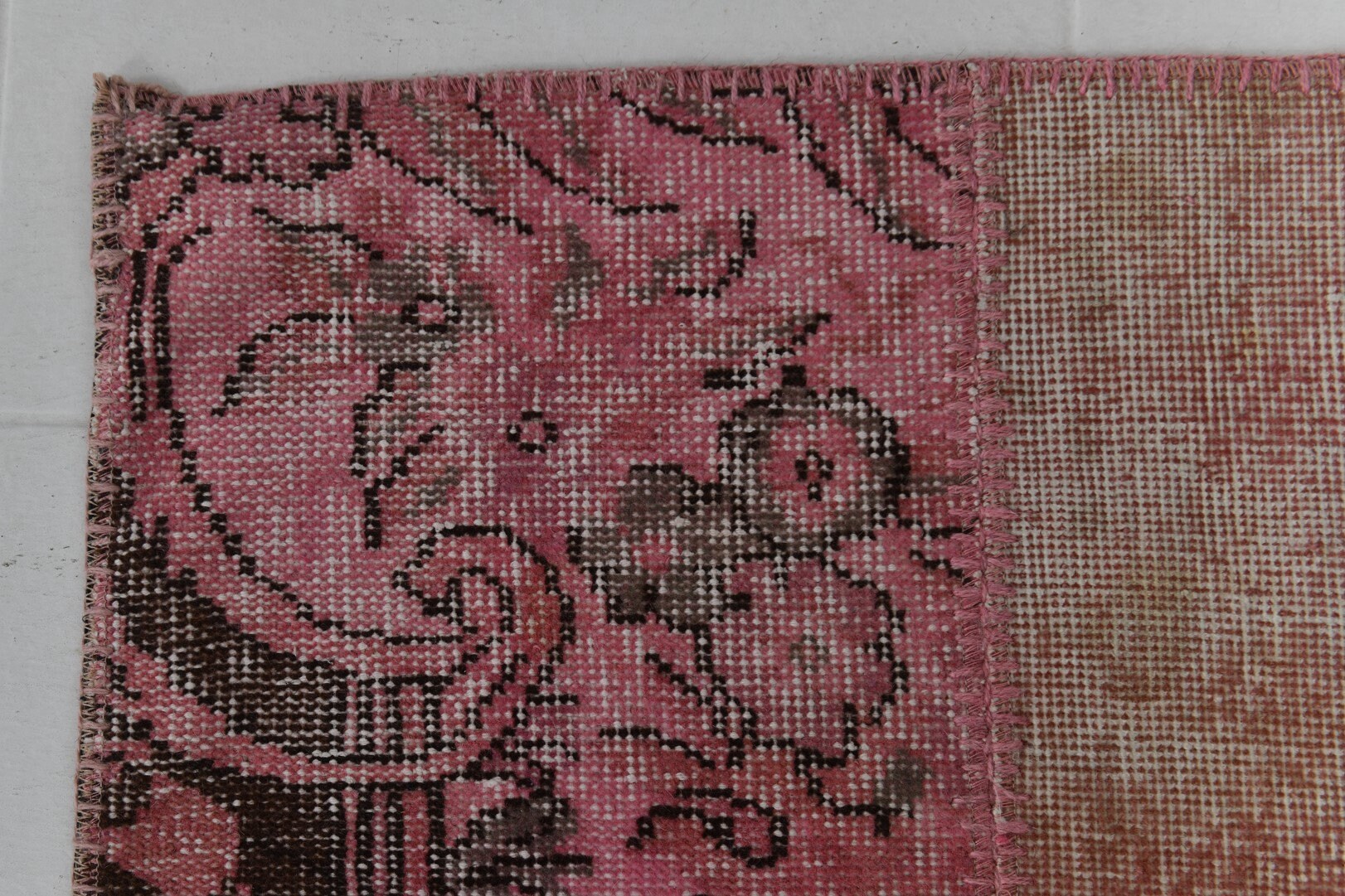 Vintage Patchwork Rug 2'5" x 9'4" ft