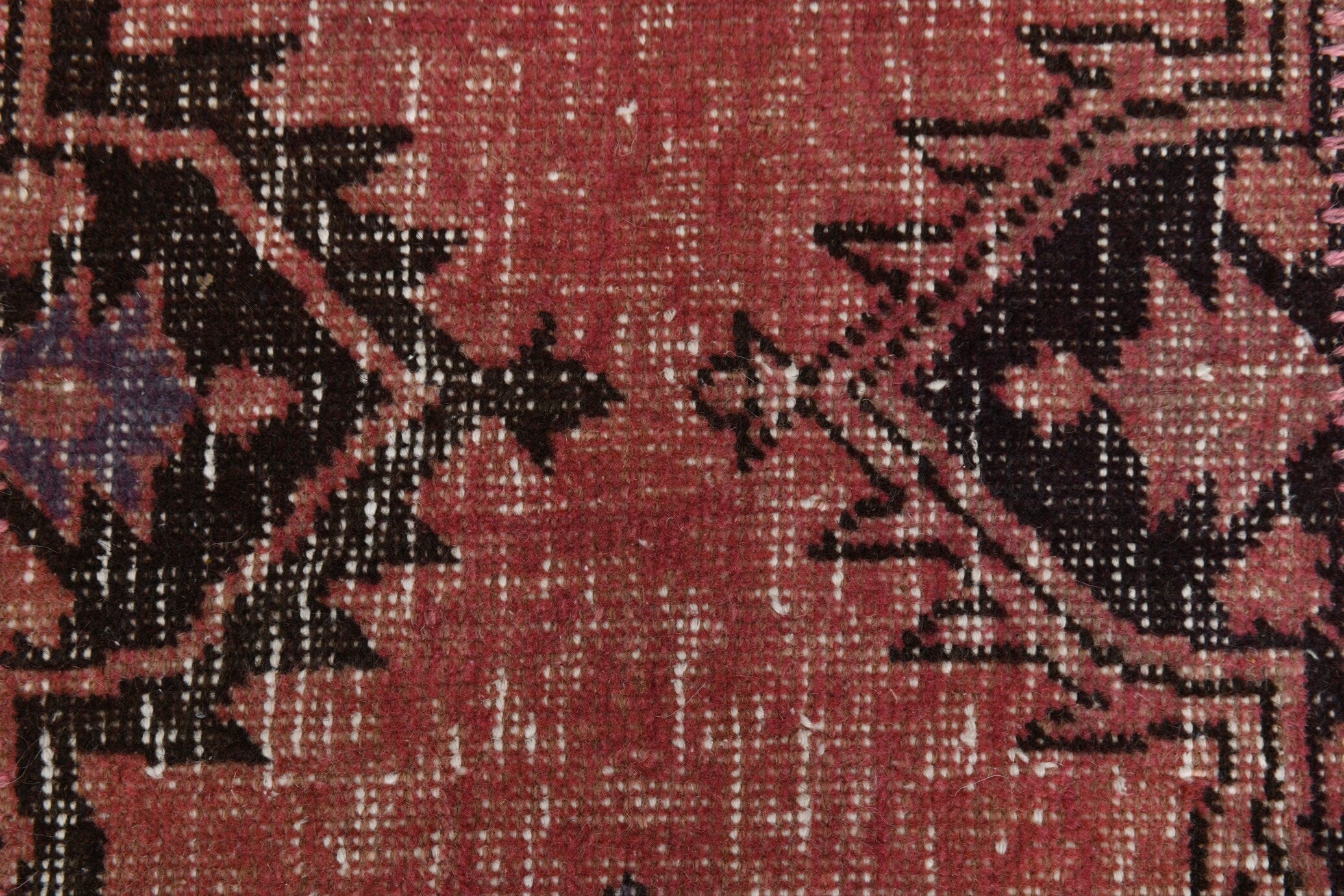 Vintage Patchwork Rug 2'5" x 9'4" ft