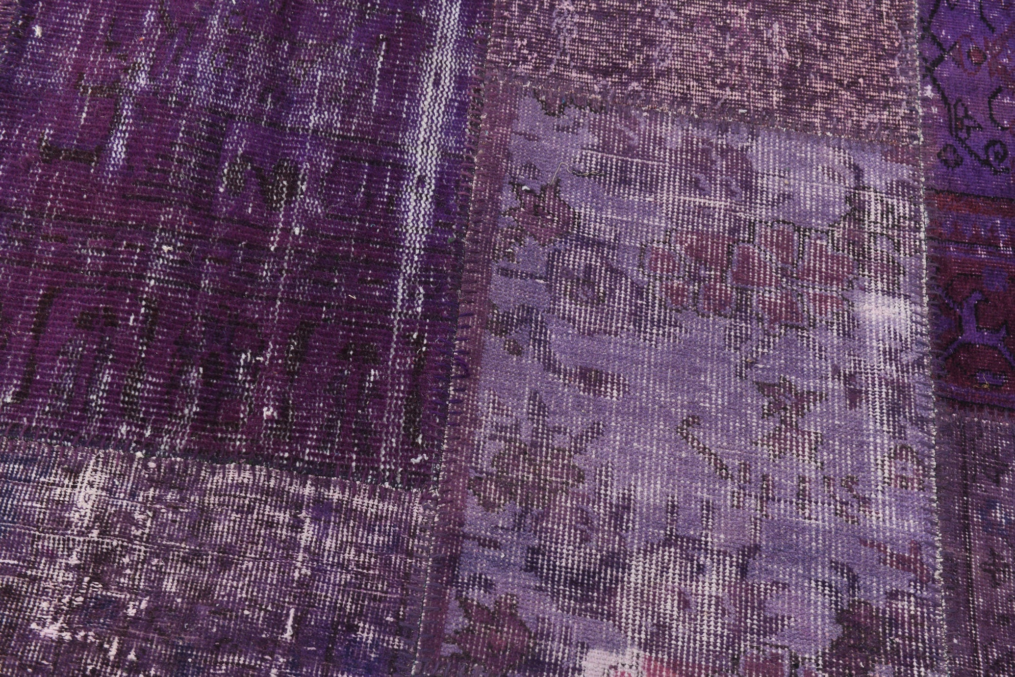 Vintage Patchwork Rug 6'11" x 9'10" ft