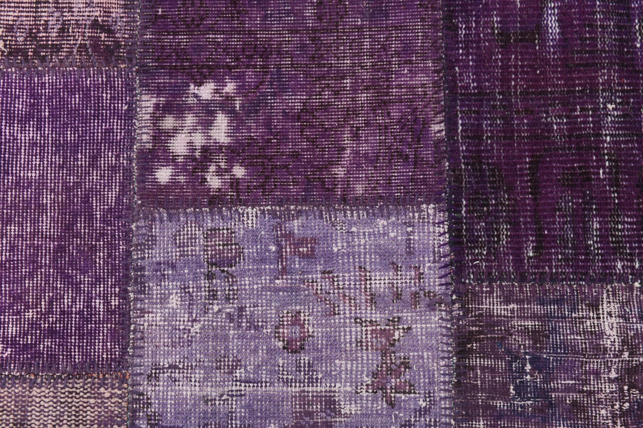 Vintage Patchwork Rug 6'11" x 9'10" ft