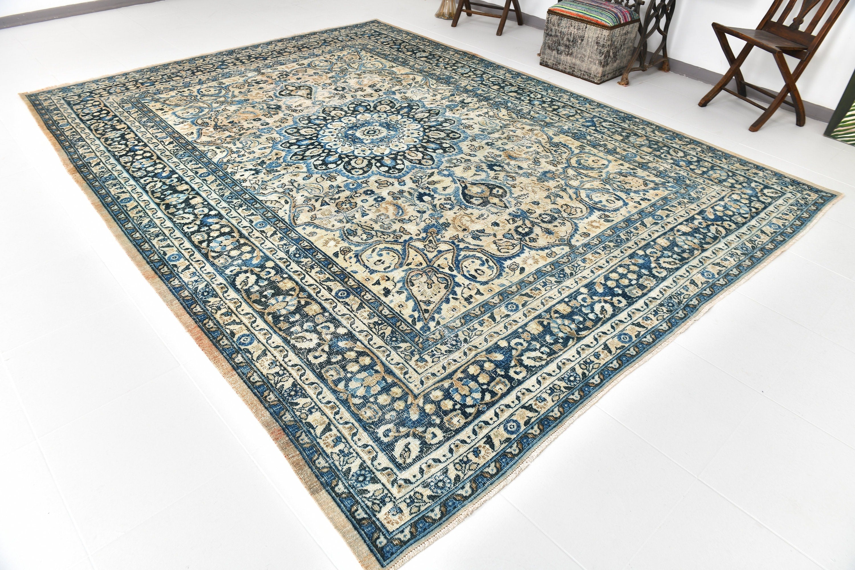 Vintage Persian Style Rug 8’6’’ x 11’3’’ ft